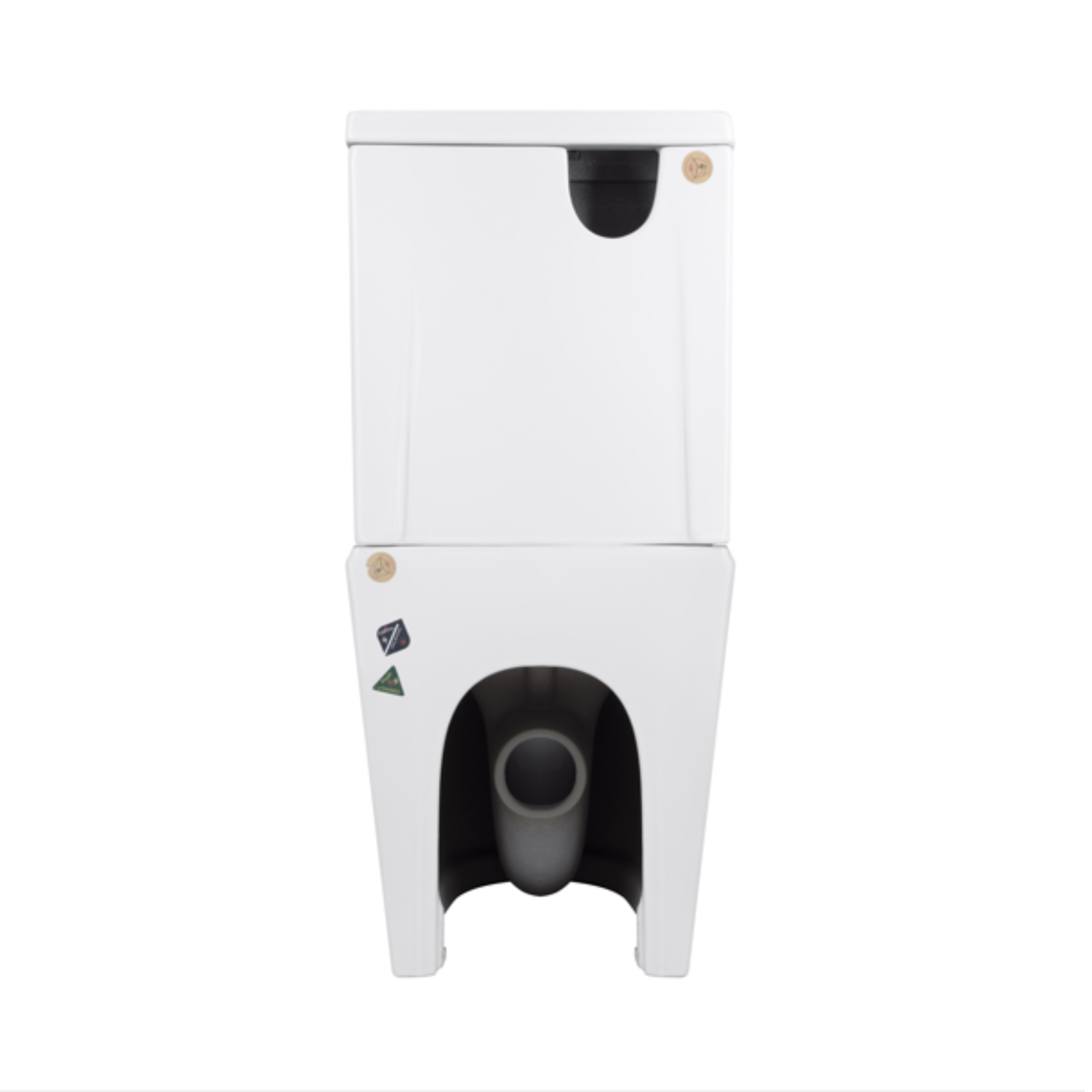 Унітаз-компакт Qtap Stork/Swan безобідковий з сідінням Soft-close QT15222178W
