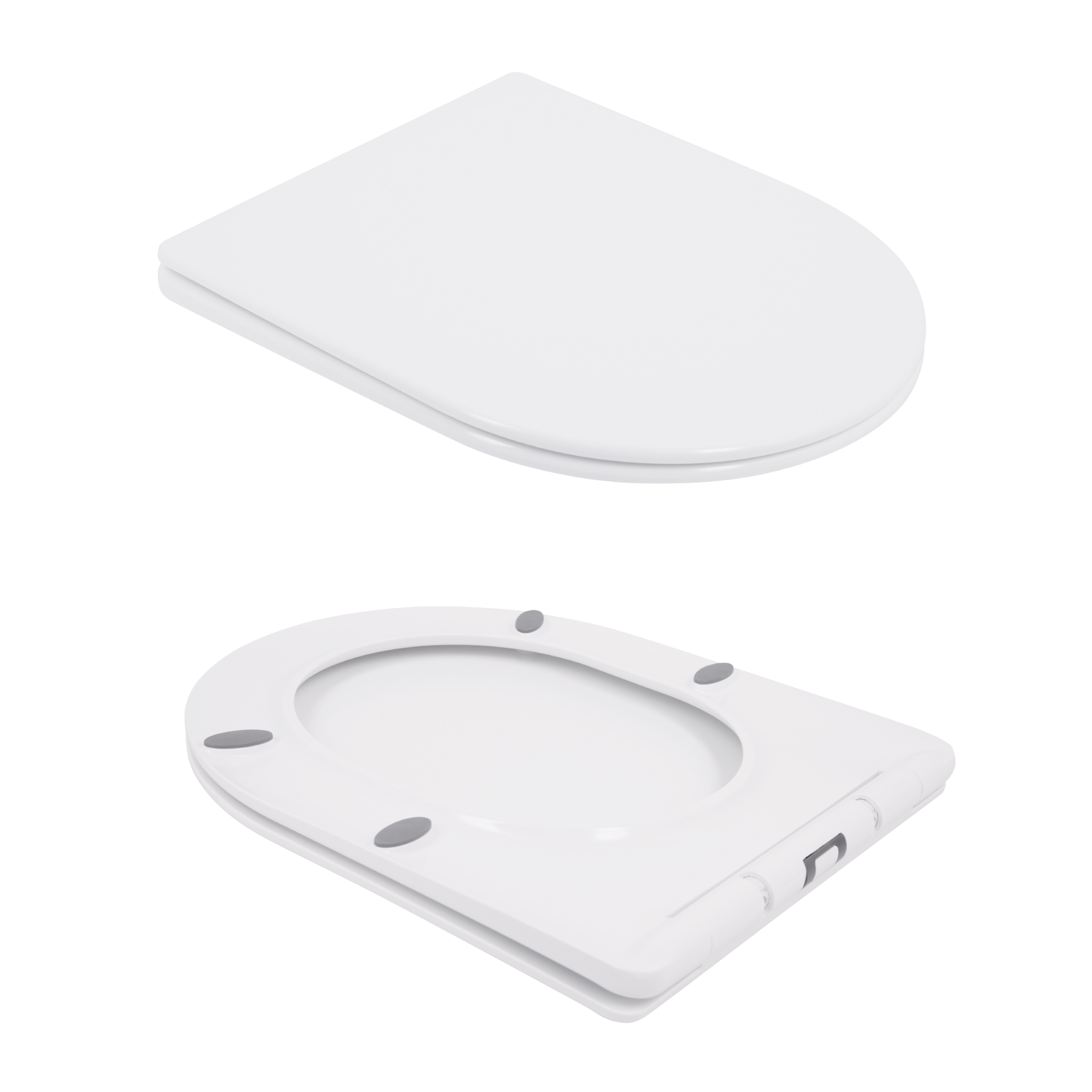 Унітаз підлоговий Qtap Swan Ultra Quiet з сидінням Soft-close 640x360x835 мм QT16222182TW White