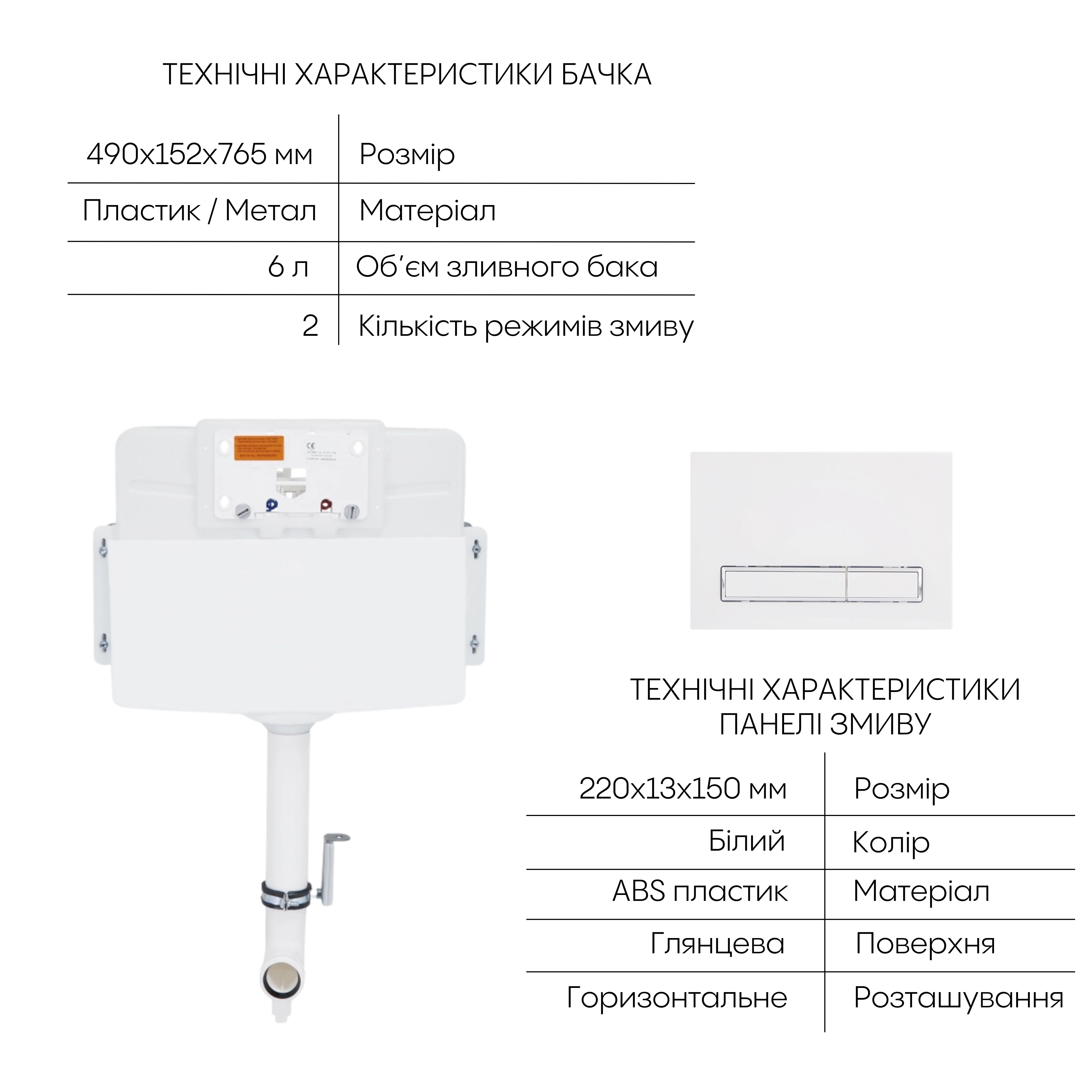Готове рішення Qtap для ванної кімнати: Унітаз напольний Swan Rimless QT16223178W + інсталяція QT0122490S+ клавіша QT0111M08V1384W