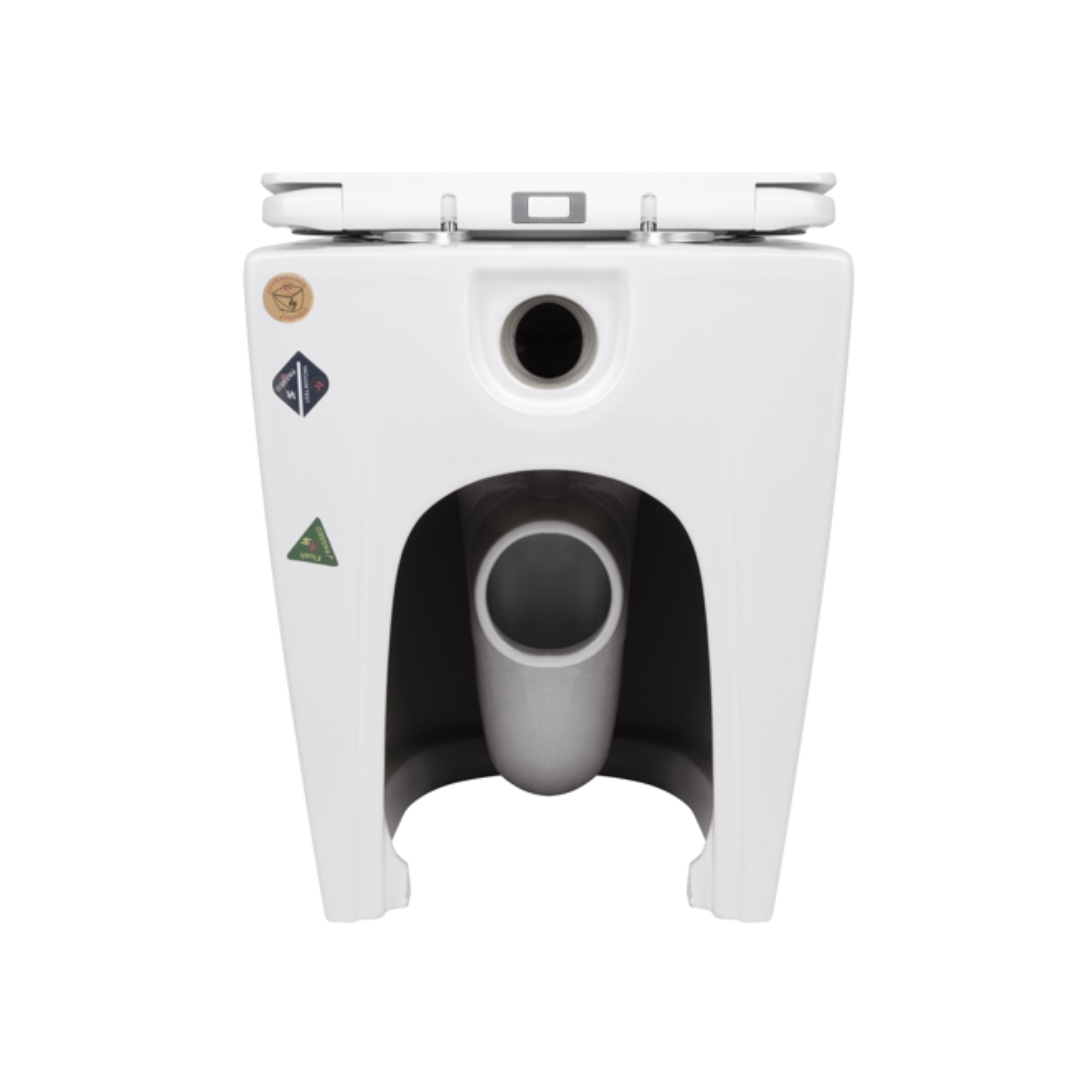 Унітаз підлоговий Qtap Swan безобідковий з сідінням Soft-close QT16223178W