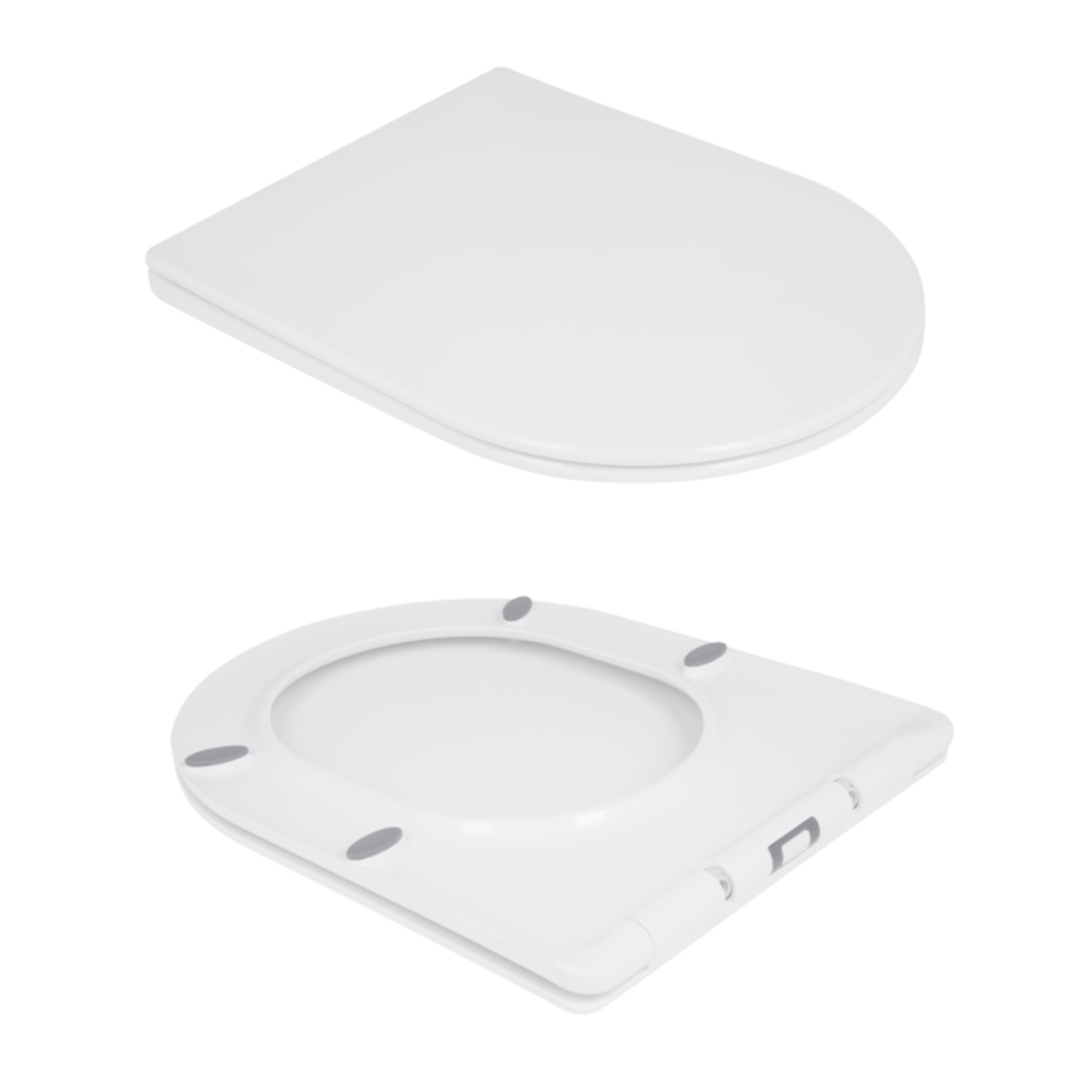 Унітаз підлоговий Qtap Swan безобідковий з сідінням Soft-close QT16223178W