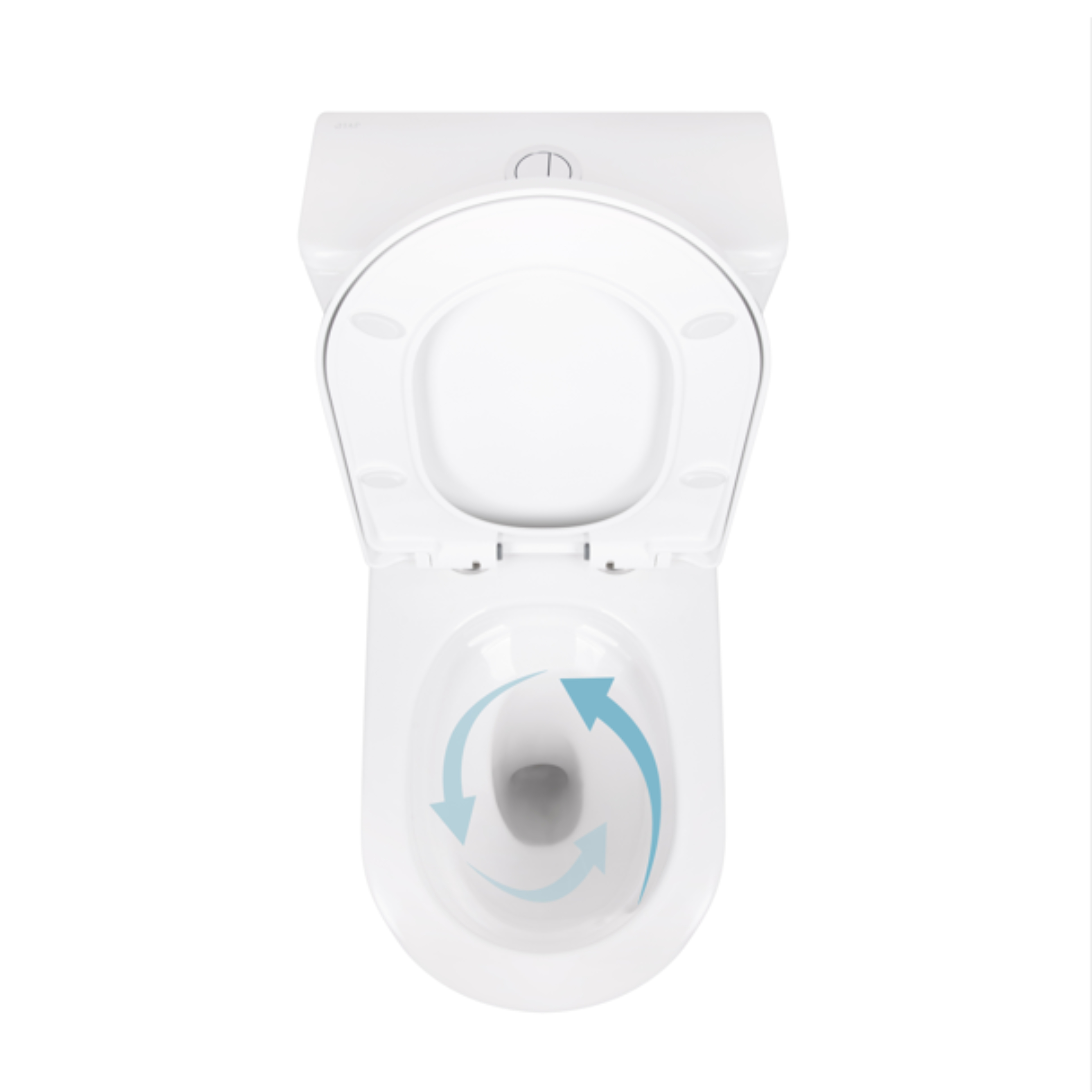 Унітаз-моноблок підлоговий Qtap Swan Ultra Quiet безобідковий з сидінням Soft-close WHITE QT16226080AW