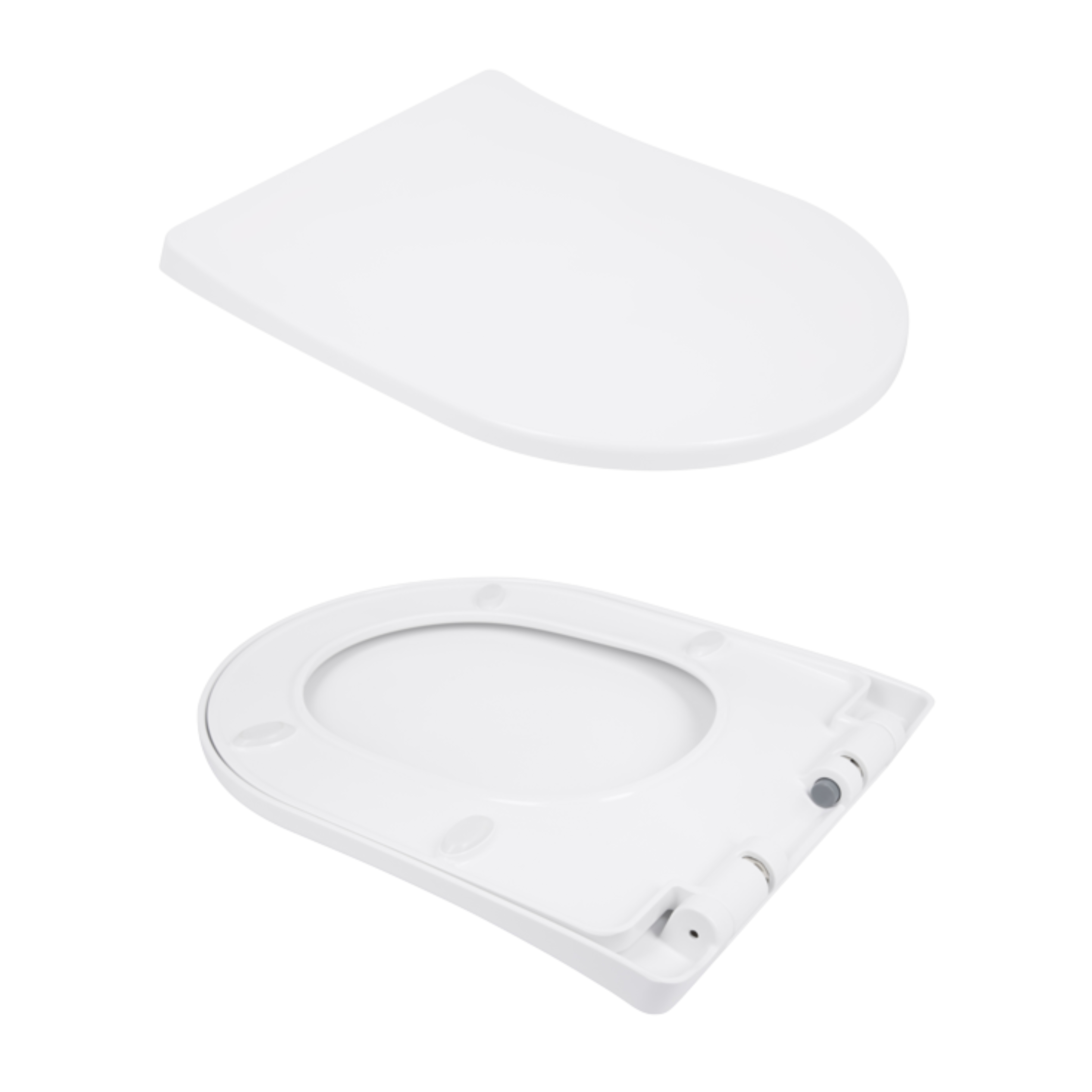 Унітаз-моноблок підлоговий Qtap Swan Ultra Quiet безобідковий з сидінням Soft-close WHITE QT16226080AW