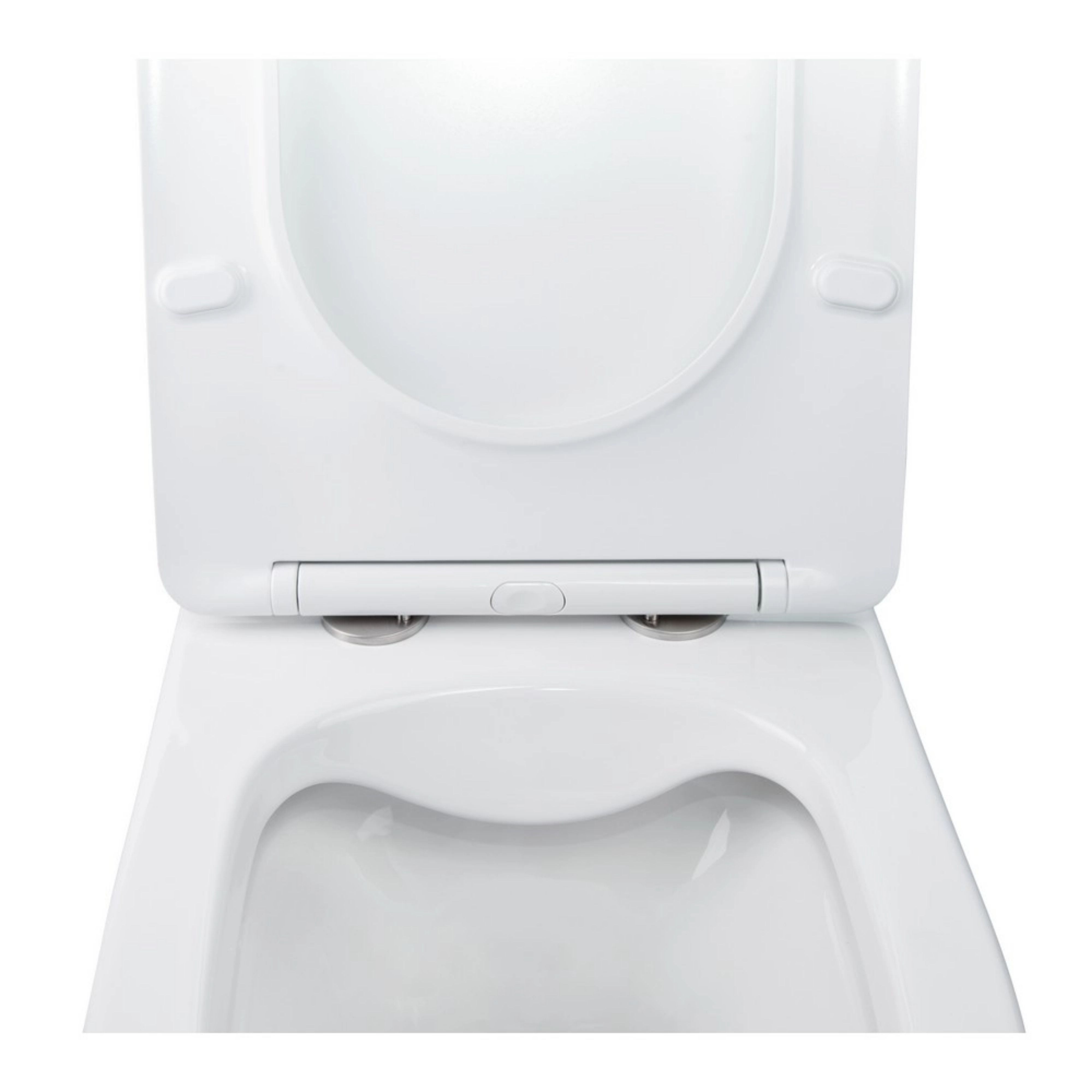Готове рішення Qtap для ванної кімнати: підвісний унітаз Swan Rimless + комплект інсталяції Nest 4 в 1 (квадратна клавіша Chrome)