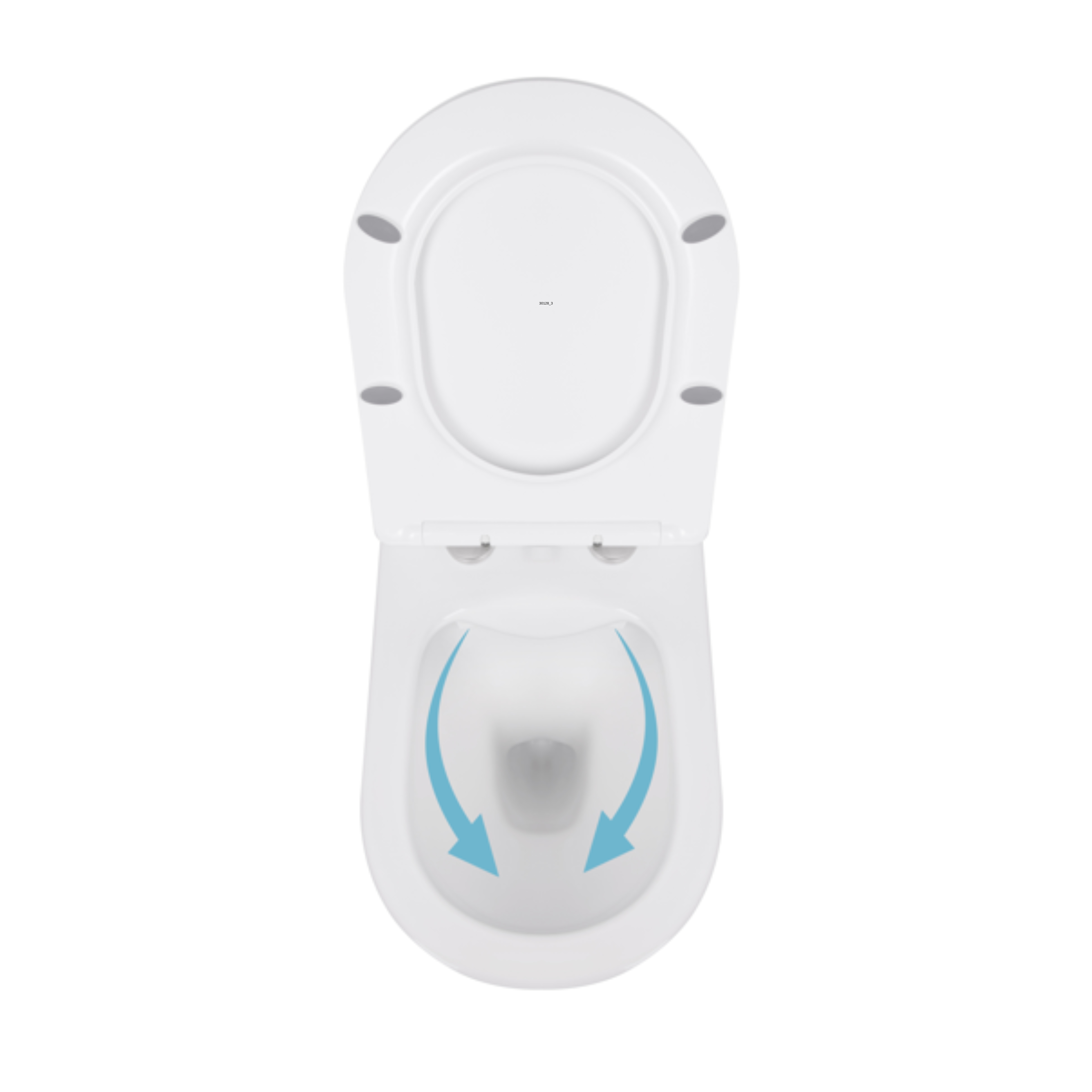 Унітаз підвісний Qtap Swan безобідковий з сідінням Soft-close QT16335178W