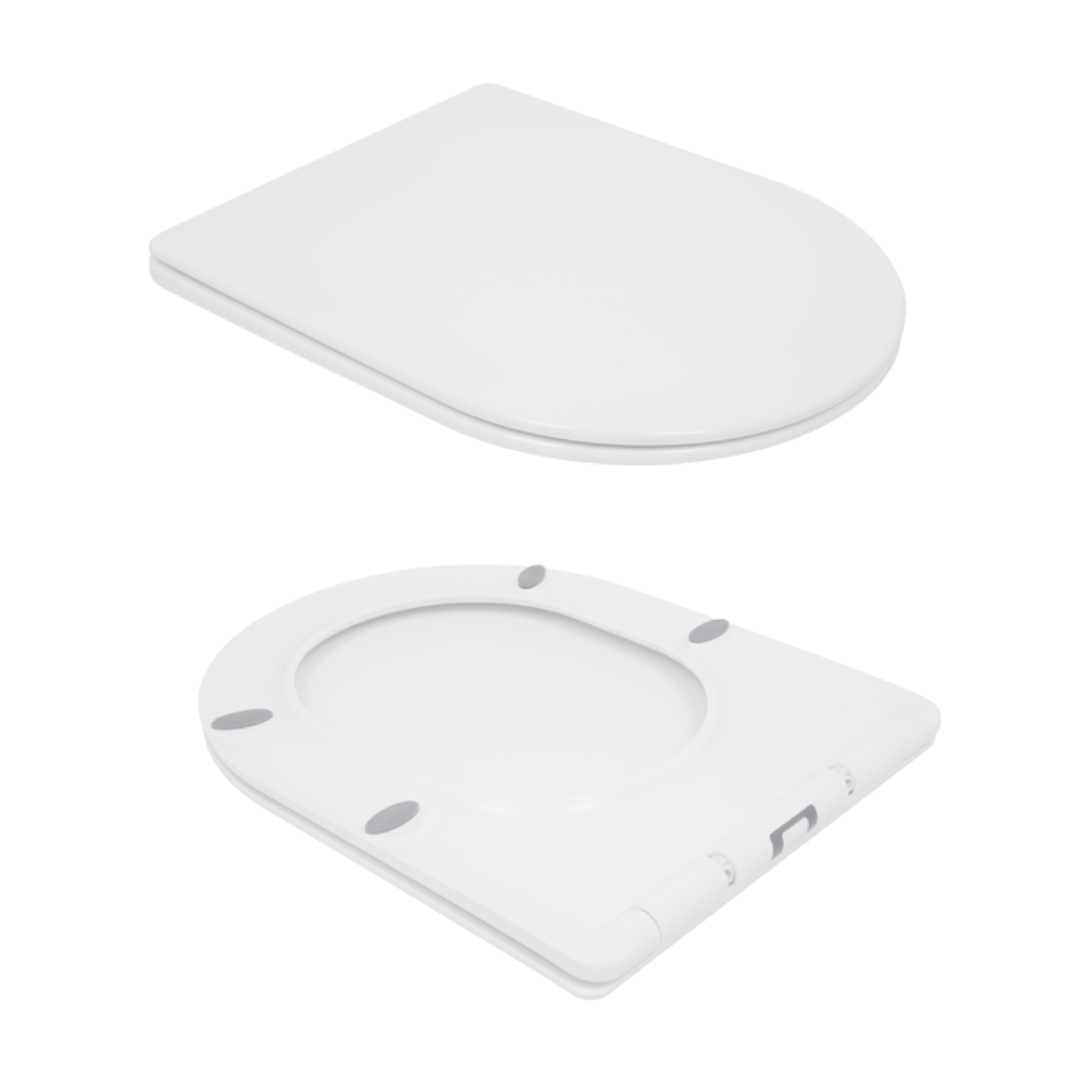 Унітаз підвісний Qtap Swan безобідковий з сідінням Soft-close QT16335178W