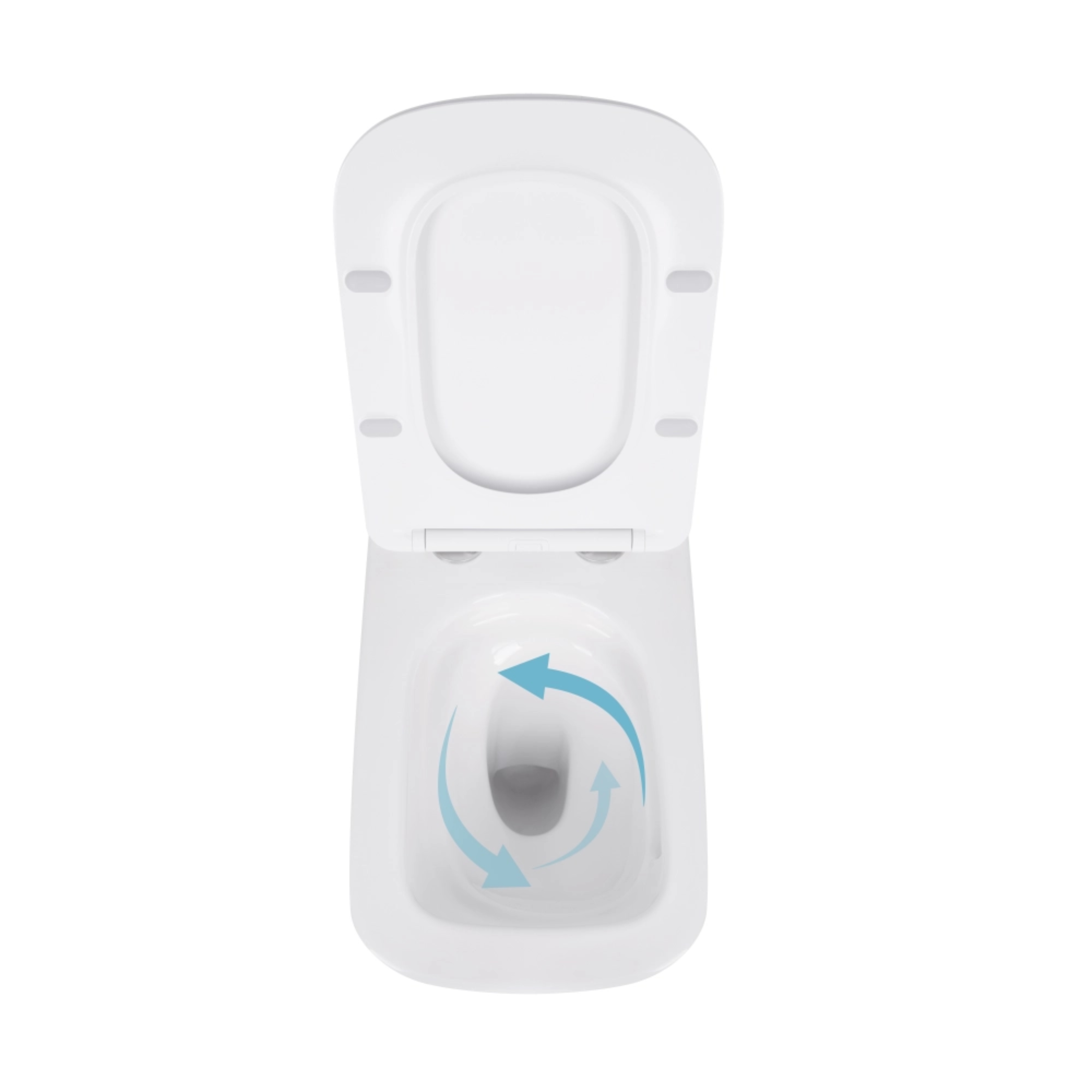 Готове рішення Qtap для ванної кімнати: Унітаз напольний Tern Ultra Quiet QT17223303AW + інсталяція QT0122490S+ клавіша QT0111M08V1384W