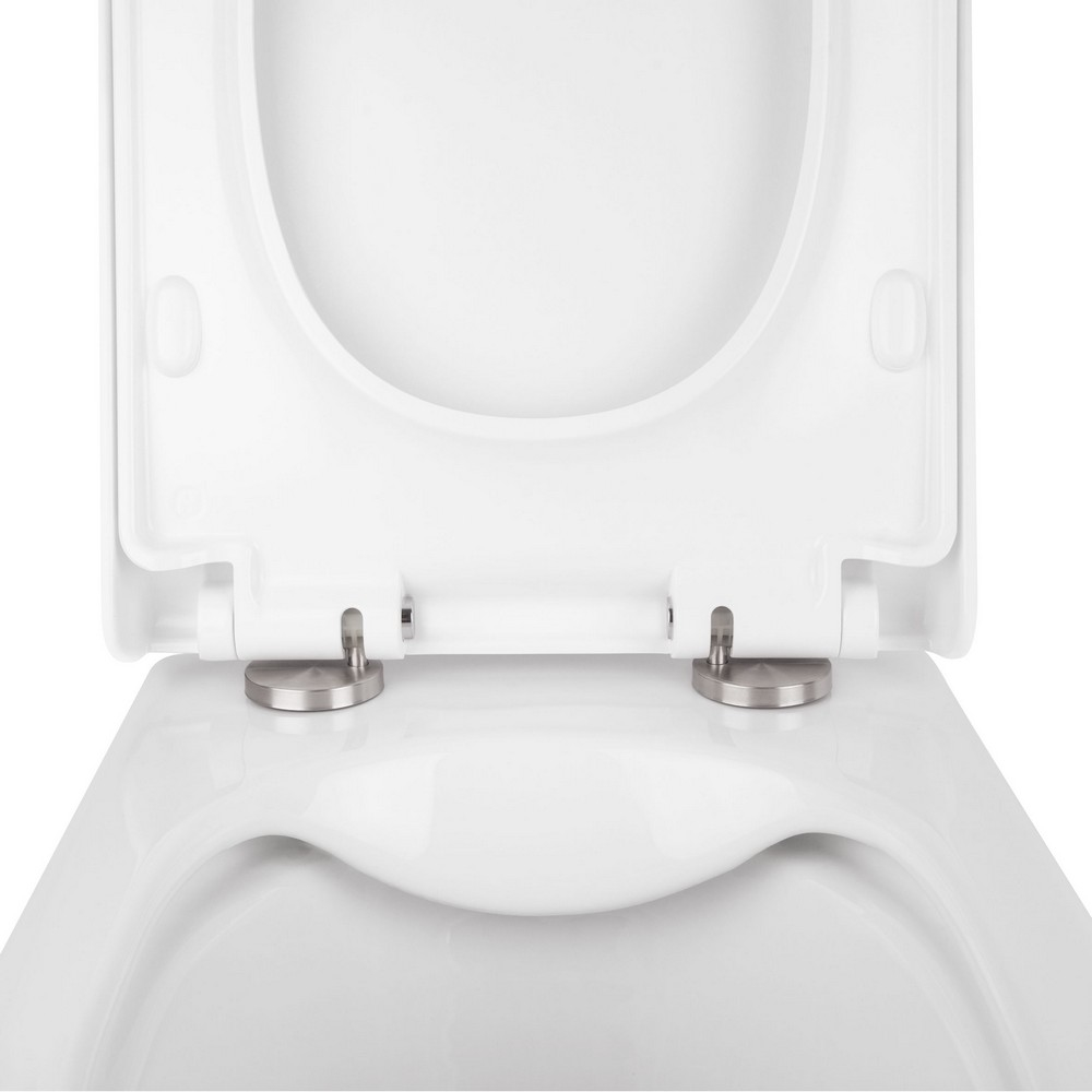 Готове рішення Qtap для ванної кімнати: підвісний унітаз Tern Rimless + комплект інсталяції Nest 4 в 1 (квадратна клавіша Chrome)