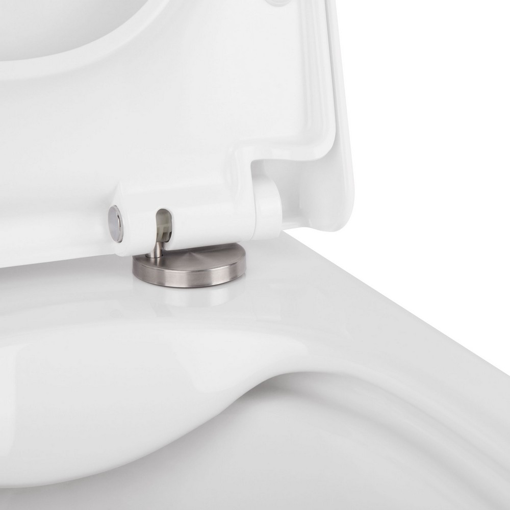 Готове рішення Qtap для ванної кімнати: підвісний унітаз Tern Rimless + комплект інсталяції Nest 4 в 1 (квадратна клавіша Chrome)