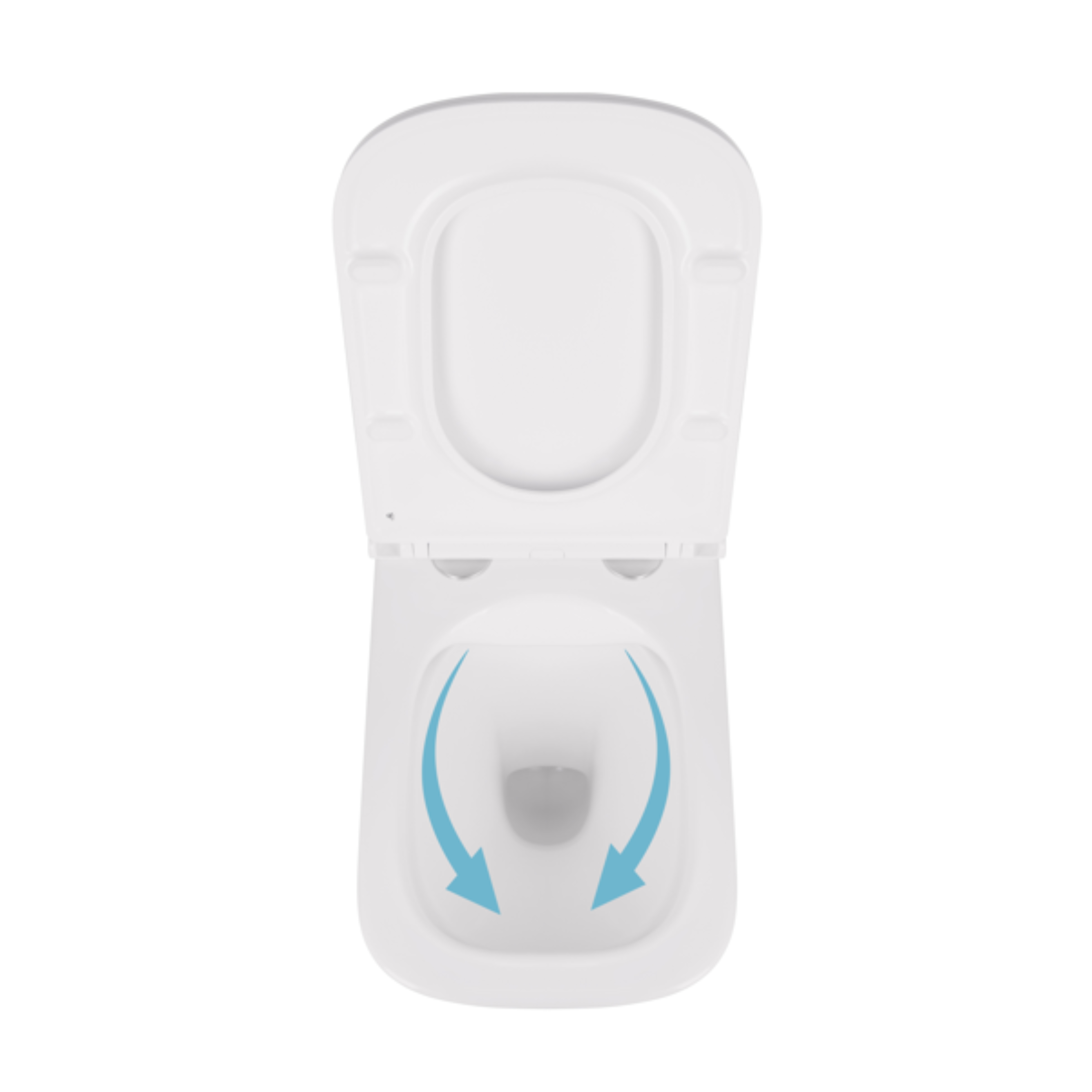 Унітаз підвісний Qtap Tern безобідковий з сідінням Soft-close QT1733052ERW