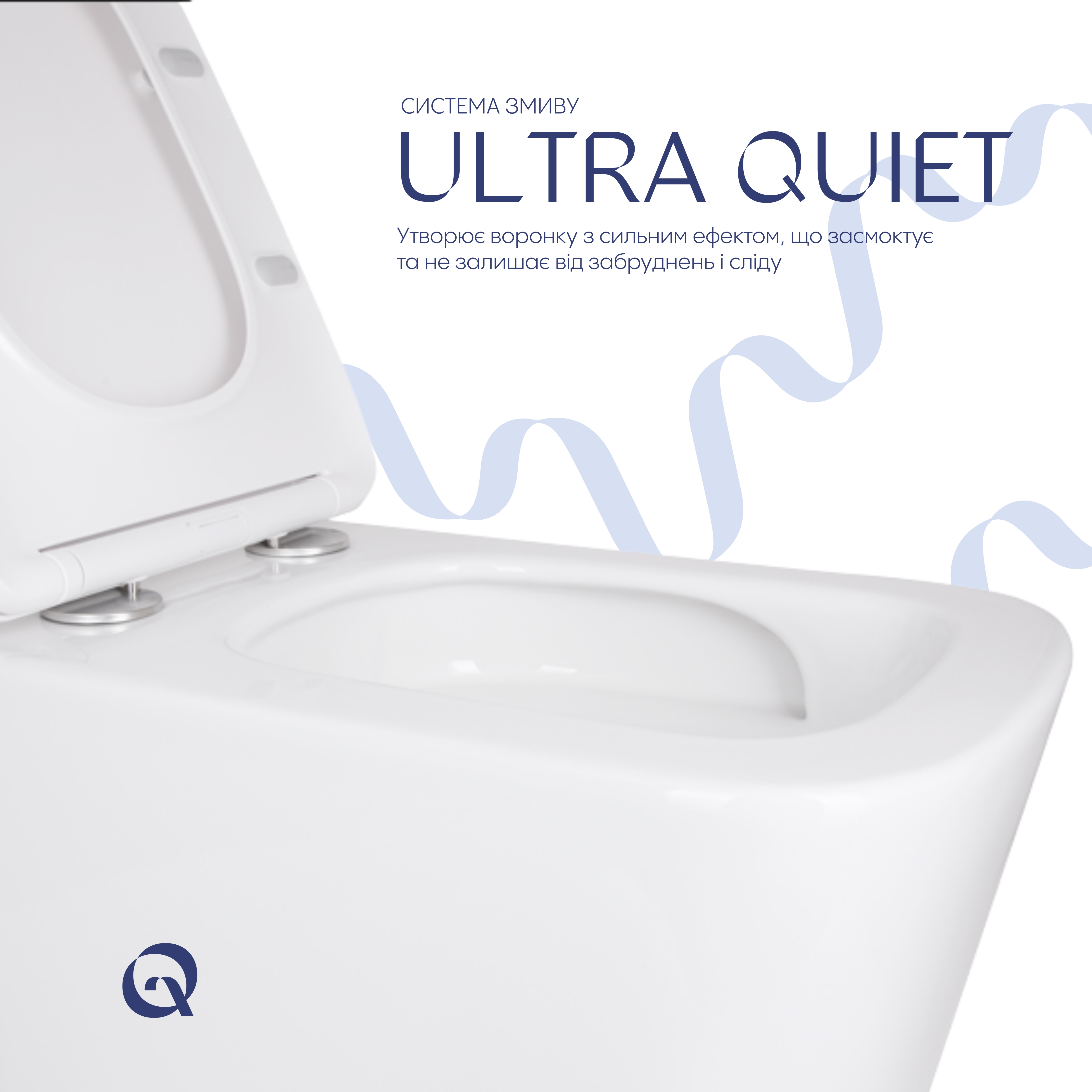 Унітаз підвісний Qtap Tern із сидінням Soft-close QT17332303ASW