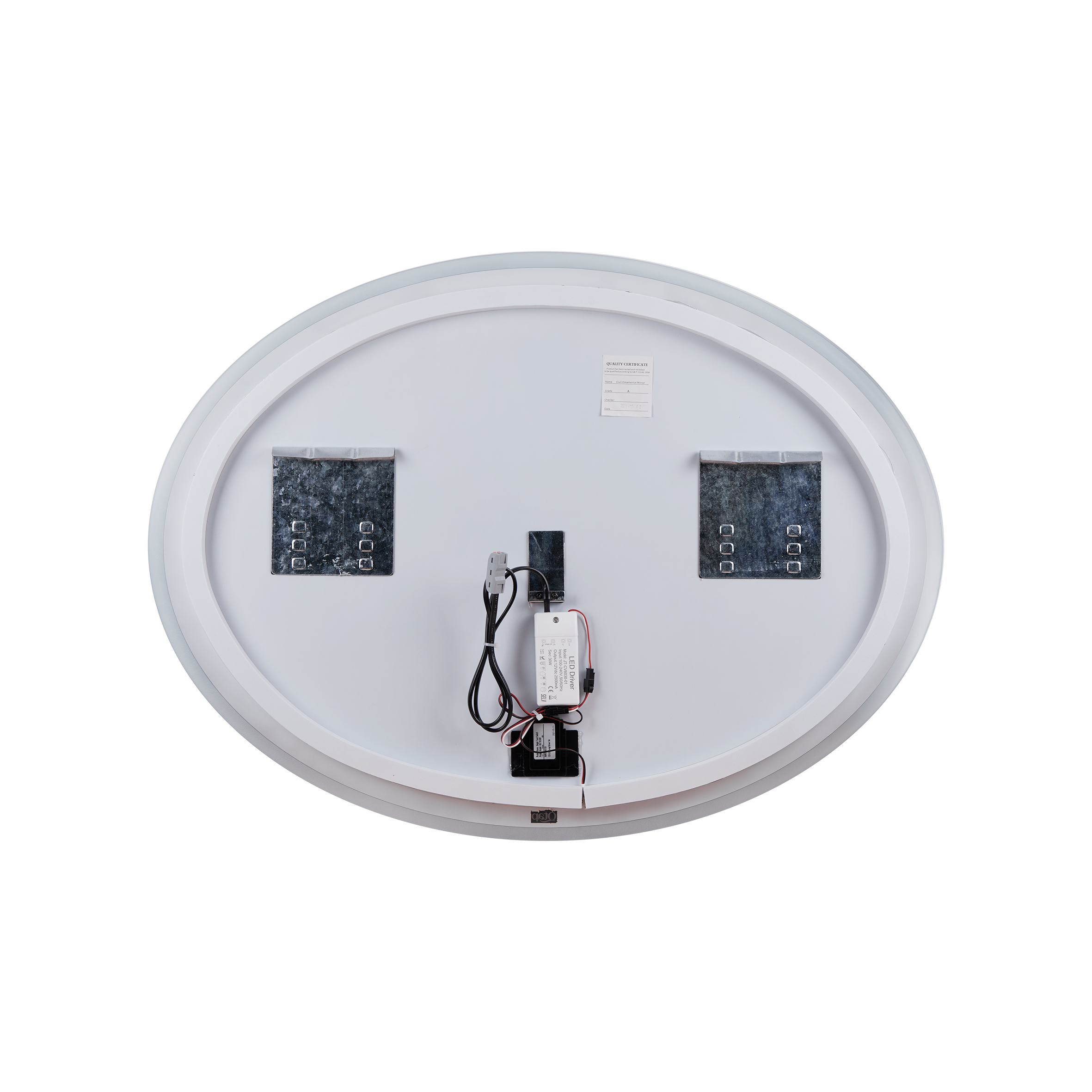 Дзеркало Qtap Virgo 780х580 з LED-підсвічуванням Touch, димер, рег. яскравості QT18783502W