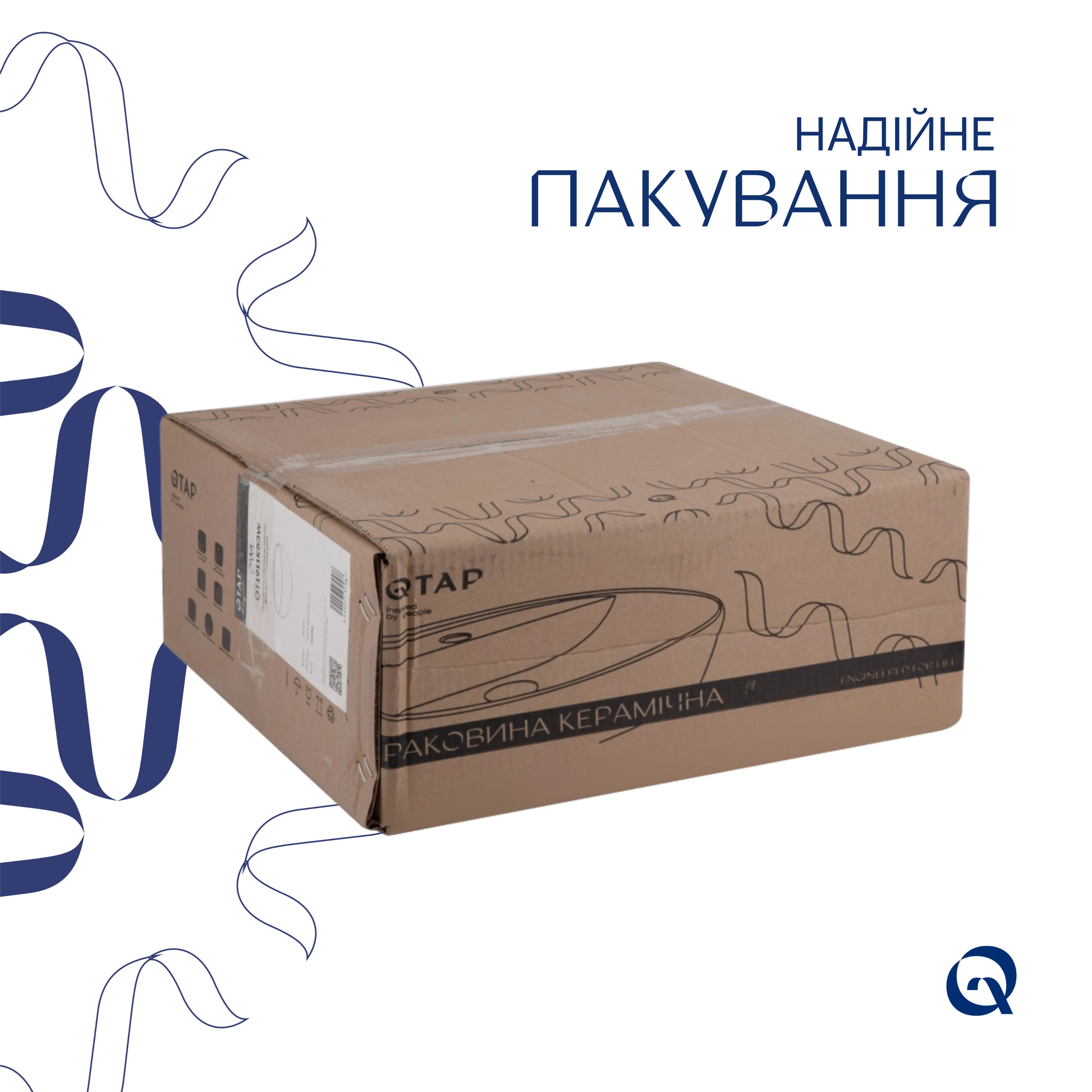 Раковина-чаша Qtap Owl 400х400х155 White QT1911K53WN