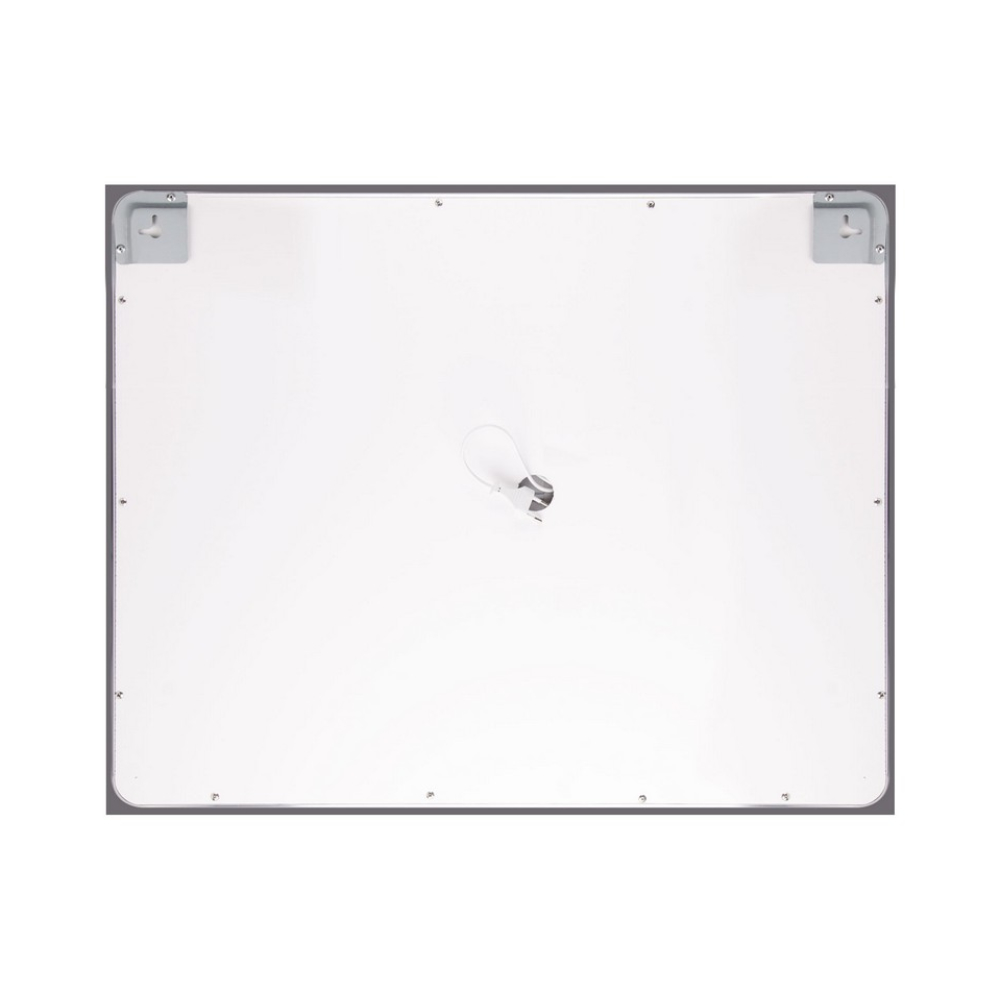 Дзеркало Qtap Mideya (DC-F614) 1000х800 з LED-підсвічуванням Touch, з антизапотіванням, з годинником, димером, рег. яскравості QT2078F614W