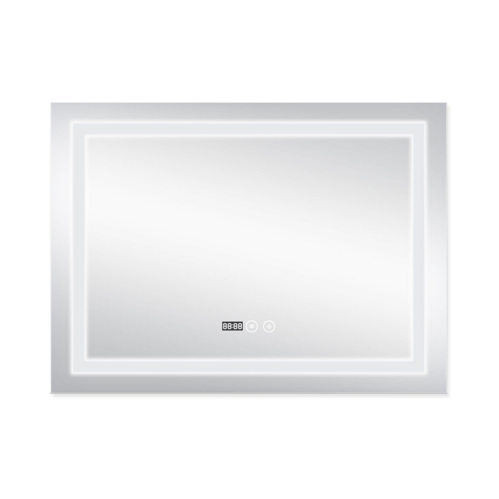 Дзеркало Qtap Mideya (DC-F904) 800х600 з LED-підсвічуванням Touch, з димером, рег. яскравості QT2078F904W
