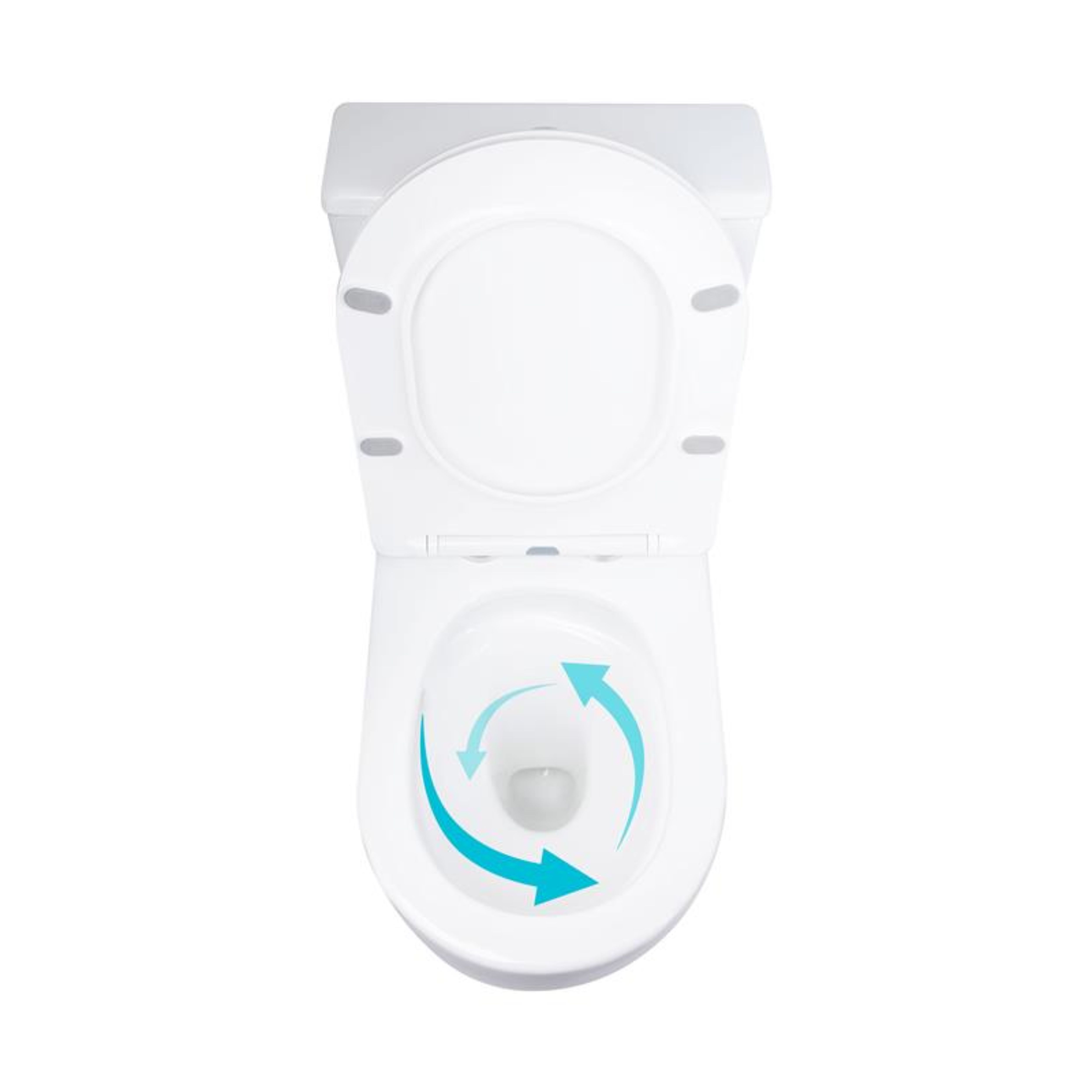 Унітаз підлоговий Qtap Grand Ultra Quiet безобідковий з сидінням Soft-close WHITE QT26228301W