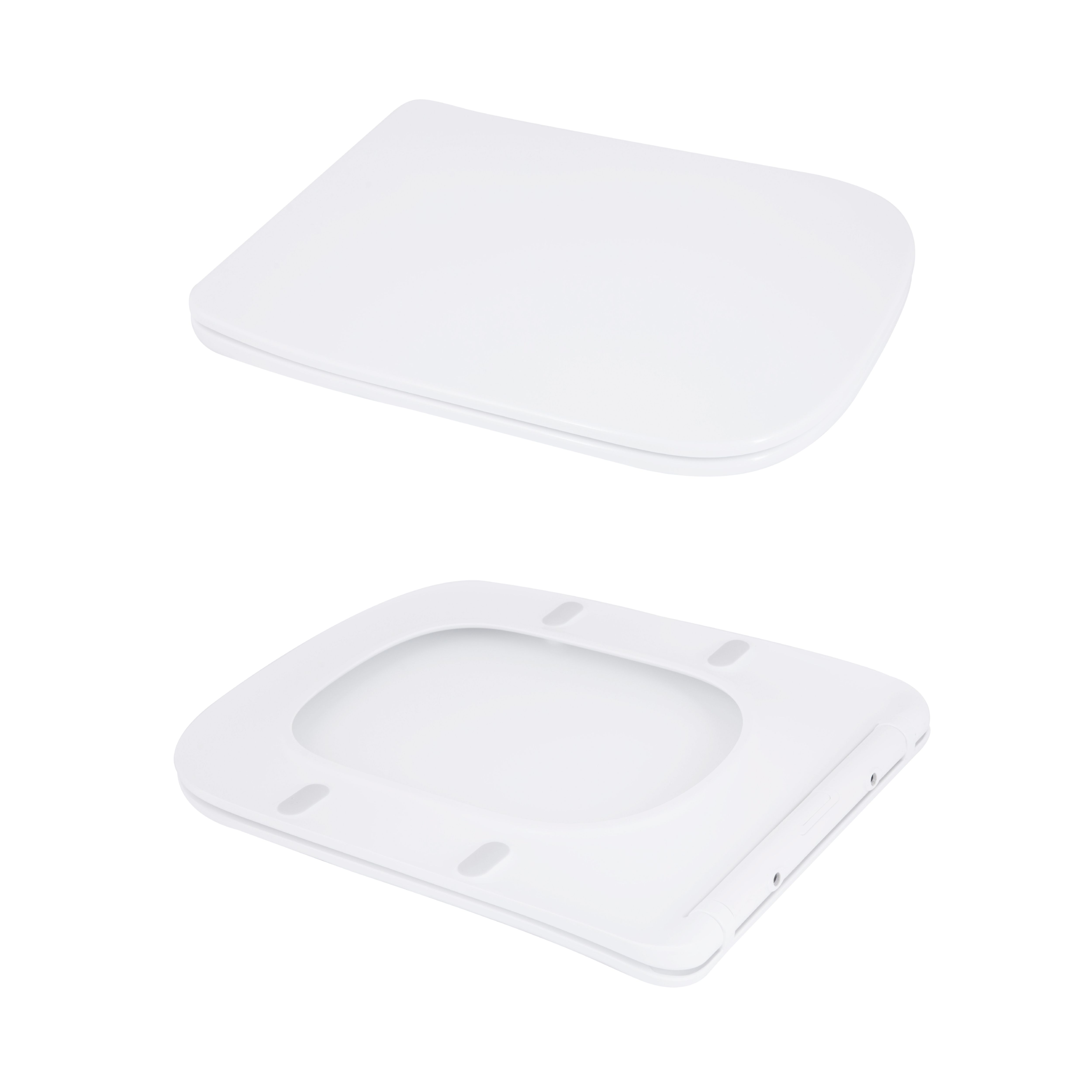 Унітаз підлоговий Qtap Stenava Rimless безобідковий з сидінням Soft-close WHITE QT27228303W