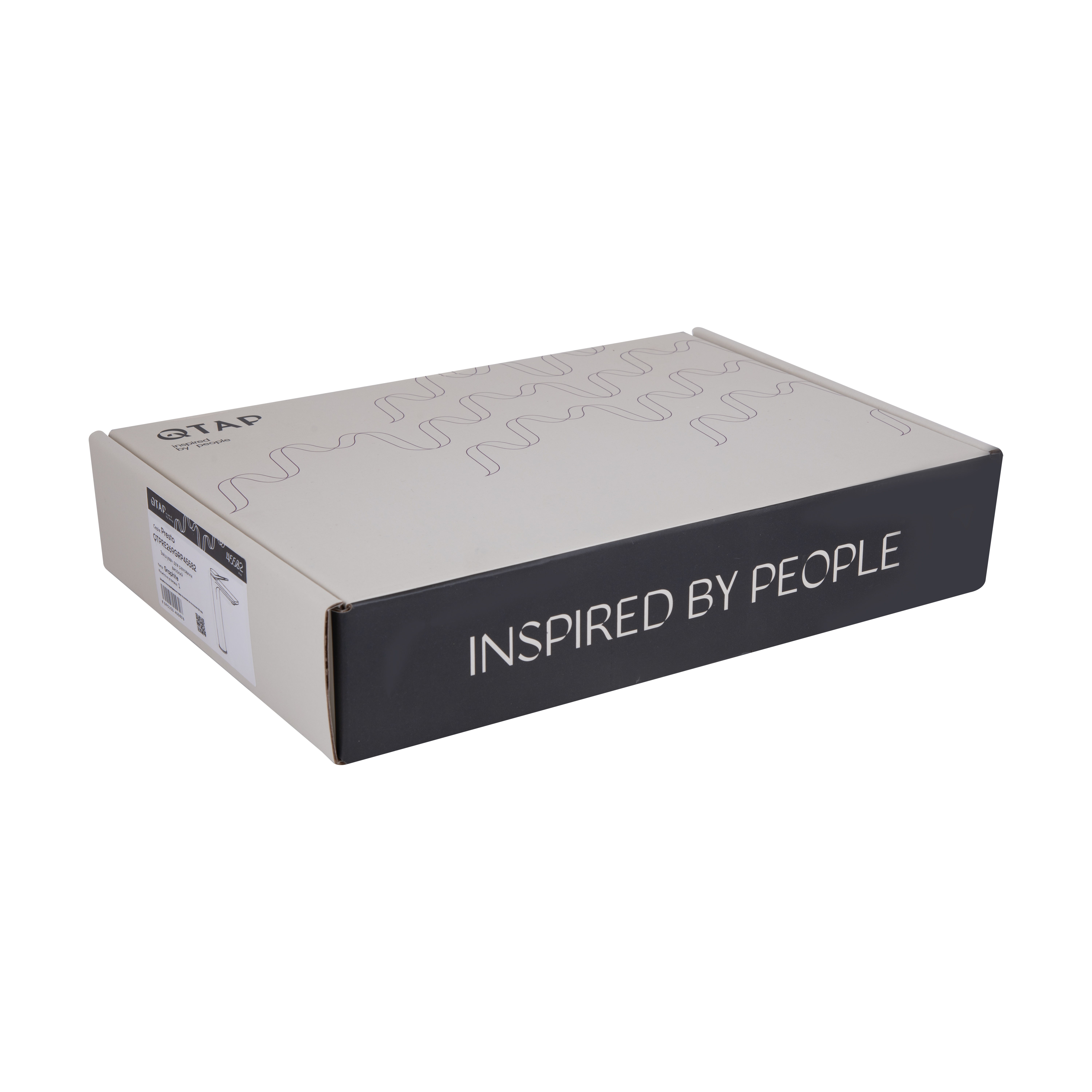 Змішувач для раковини Qtap Presto високий QTPRE269GRP45582 Graphite