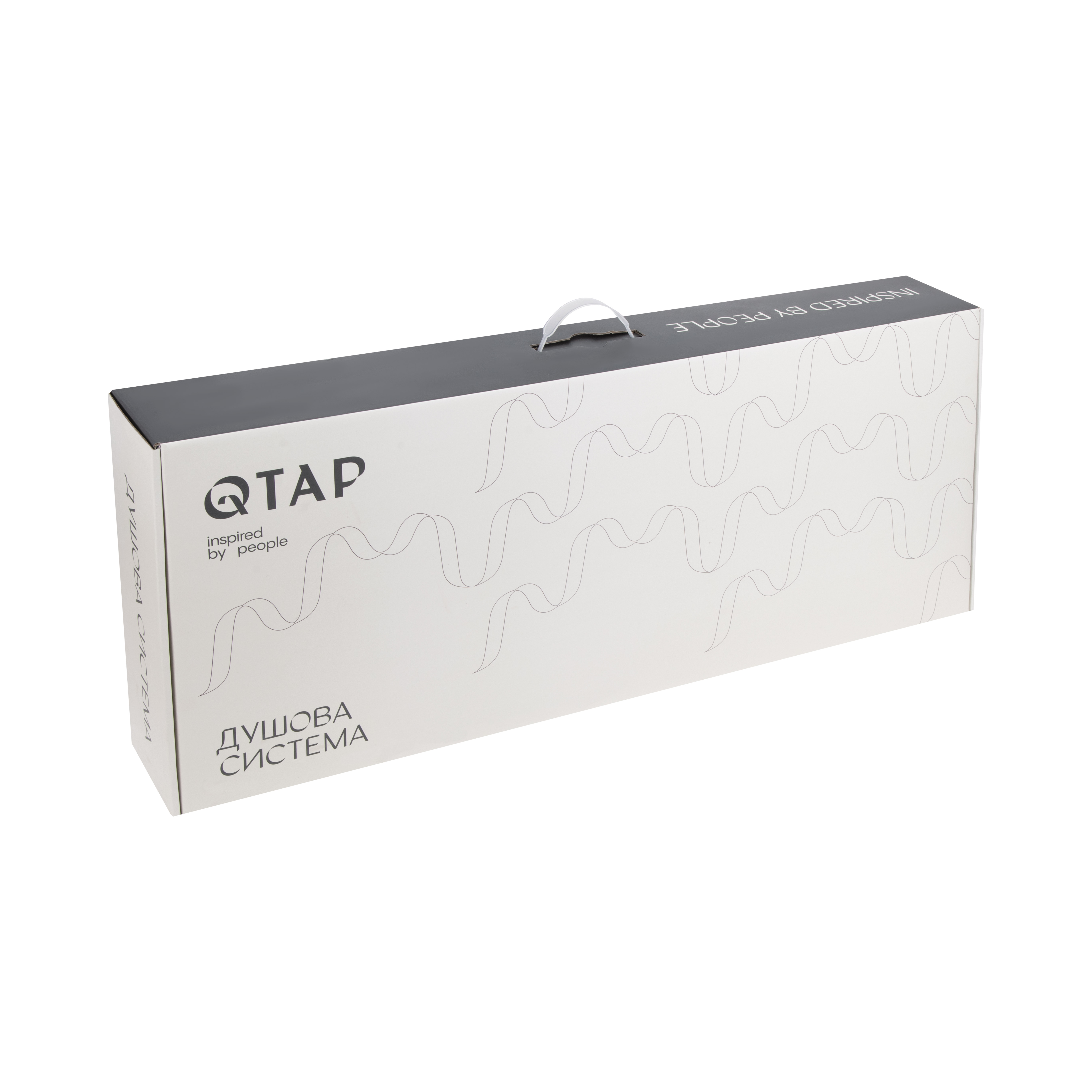 Душова система універсальна Qtap Stenava New на три споживача (з виливом) QTSTE111CRM45538 Chrome