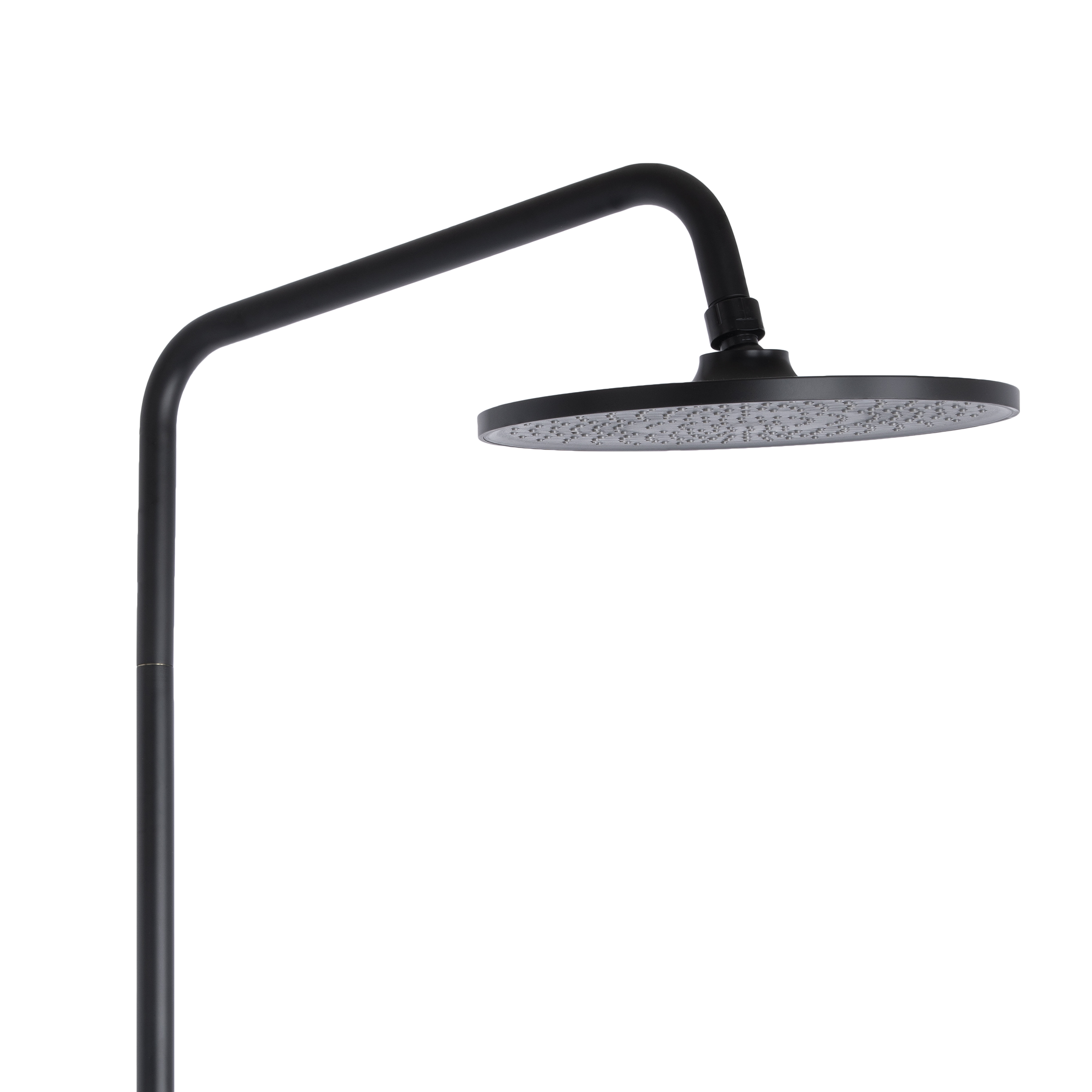 Душова система універсальна Qtap Taurus на три споживача (з виливом) QTTAU111BLM45666 Black Matt