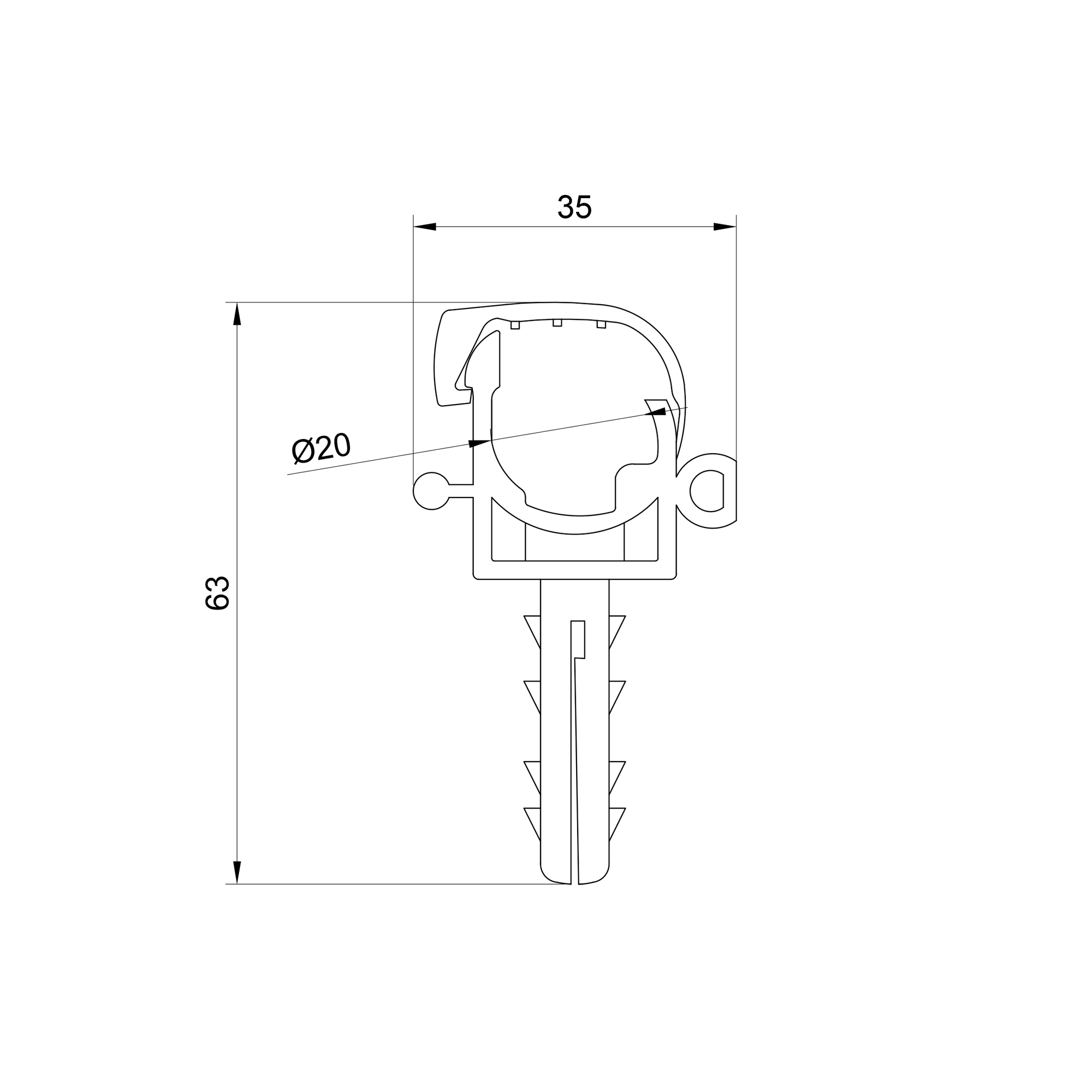 Кріплення SD Plus 20 SD09920