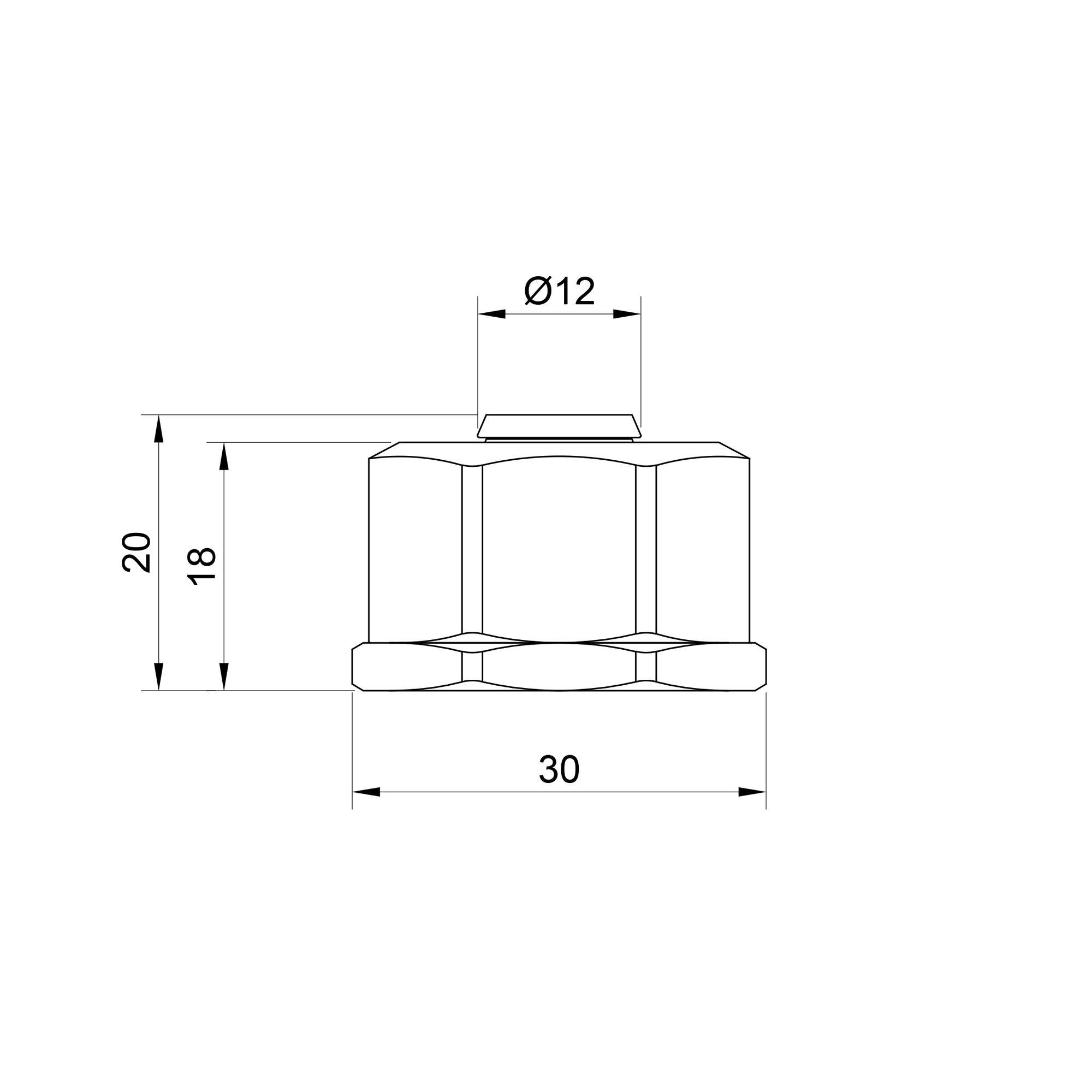 Євроконус SD Plus 3/4''В 16 х 2,0 мм SD346