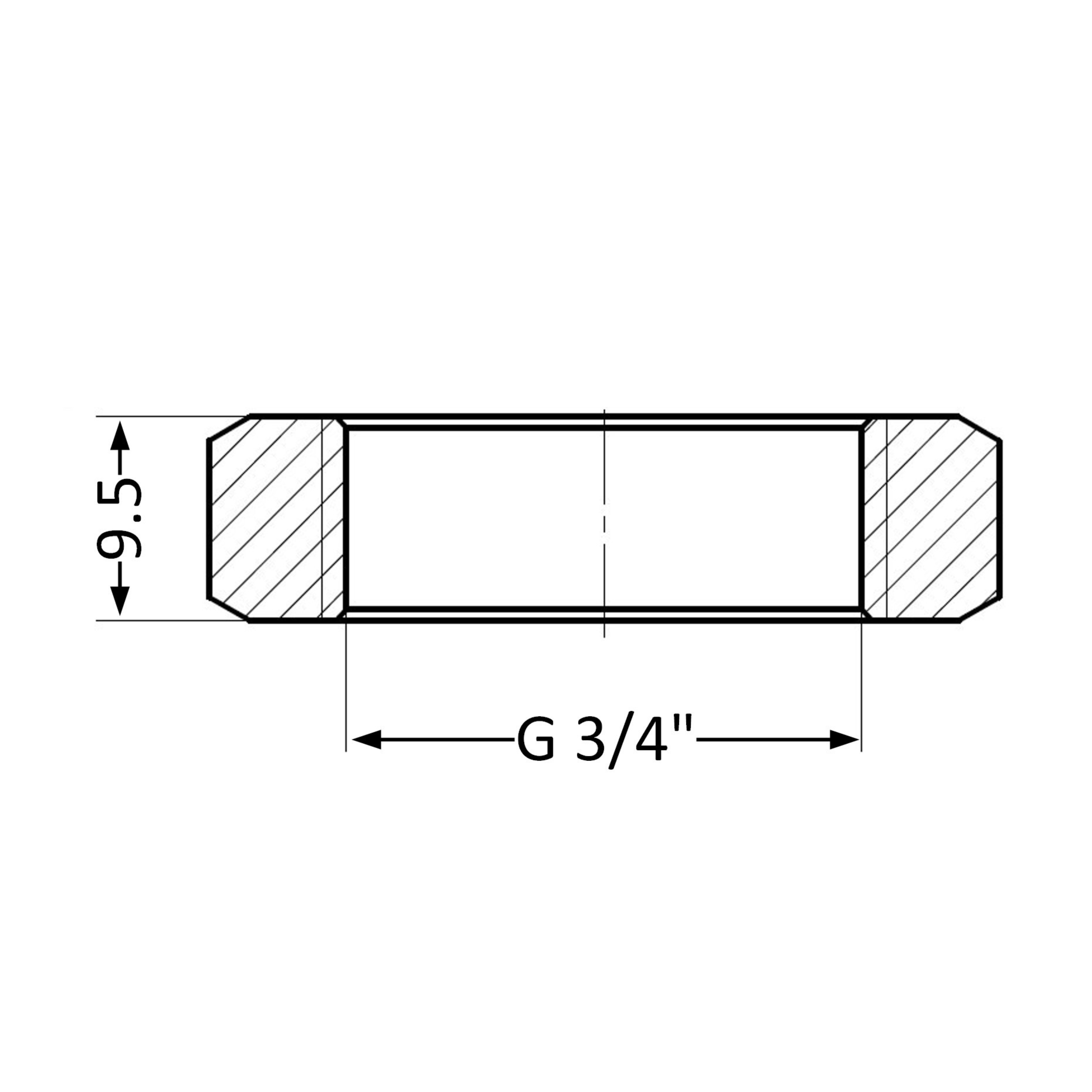 Контргайка SD Plus 3/4
