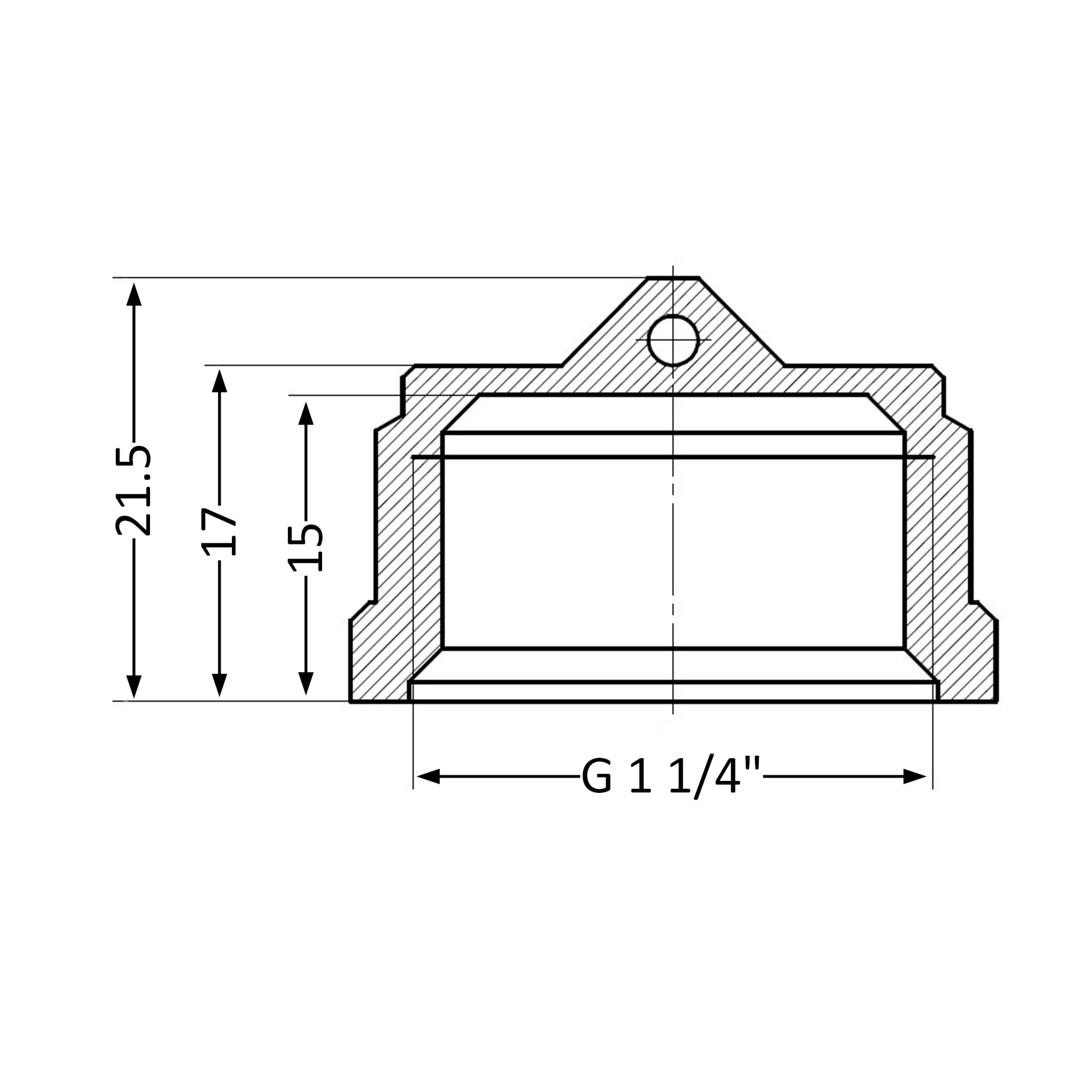 Заглушка SD Plus 1 1/4