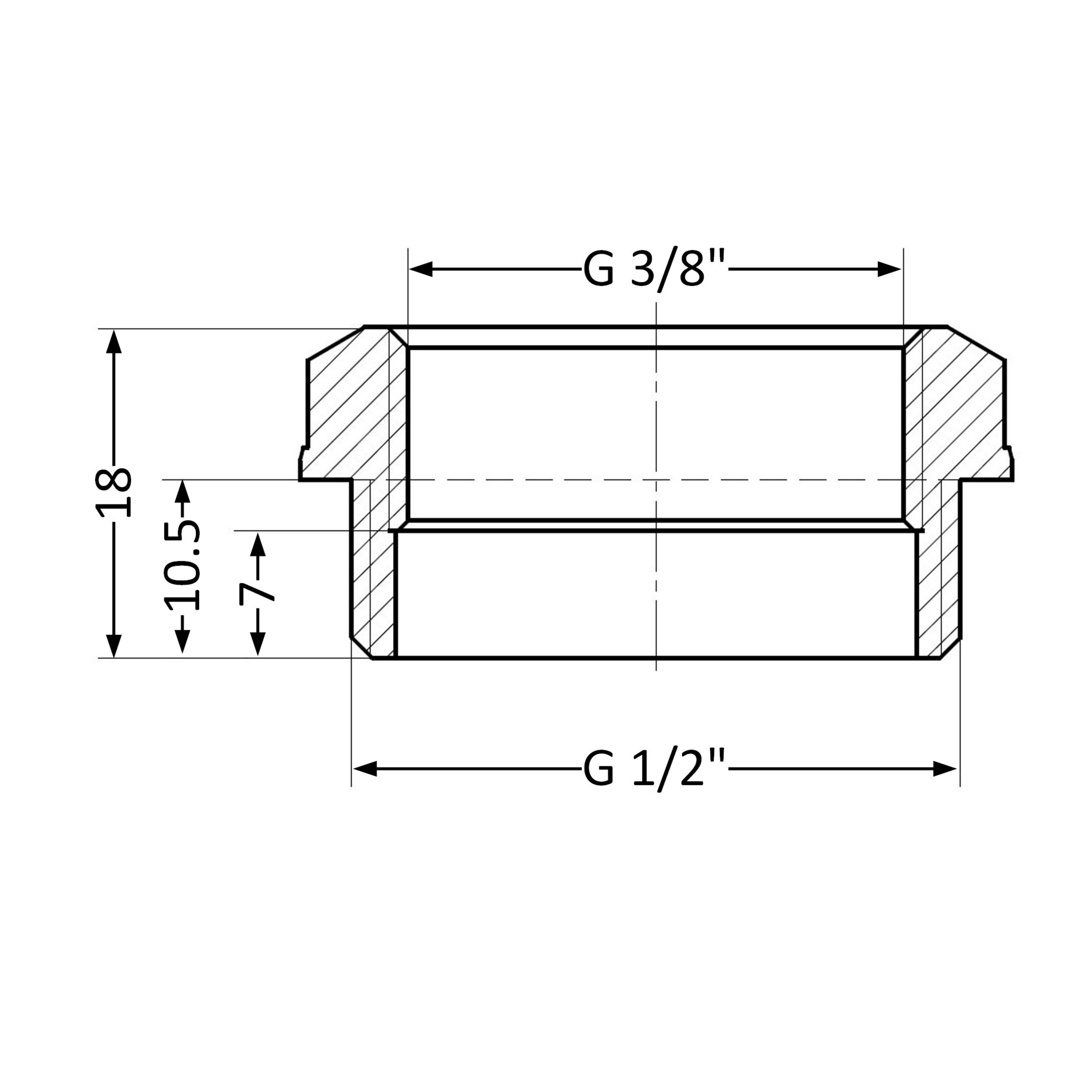 Футорка SD Plus 1/2