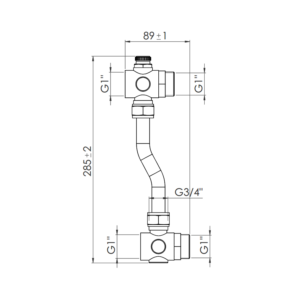 Байпас для колектора SD Forte 1