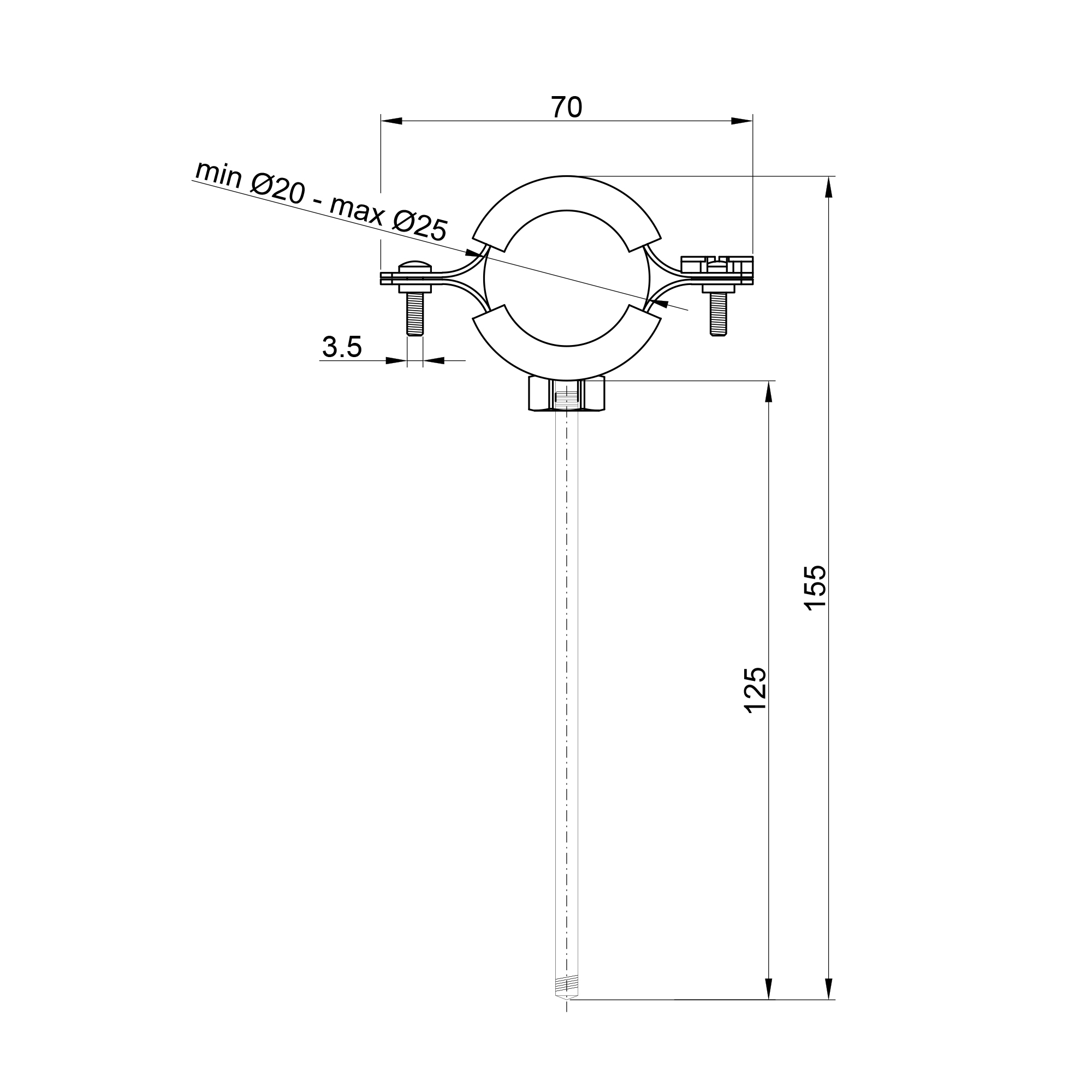 Хомут Thermo Alliance Forte 1/2