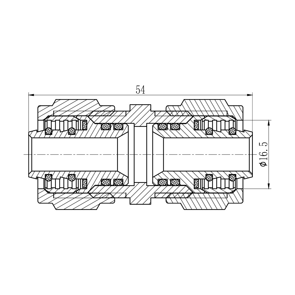 Муфта обтискна SD Forte 16 SF170W1616