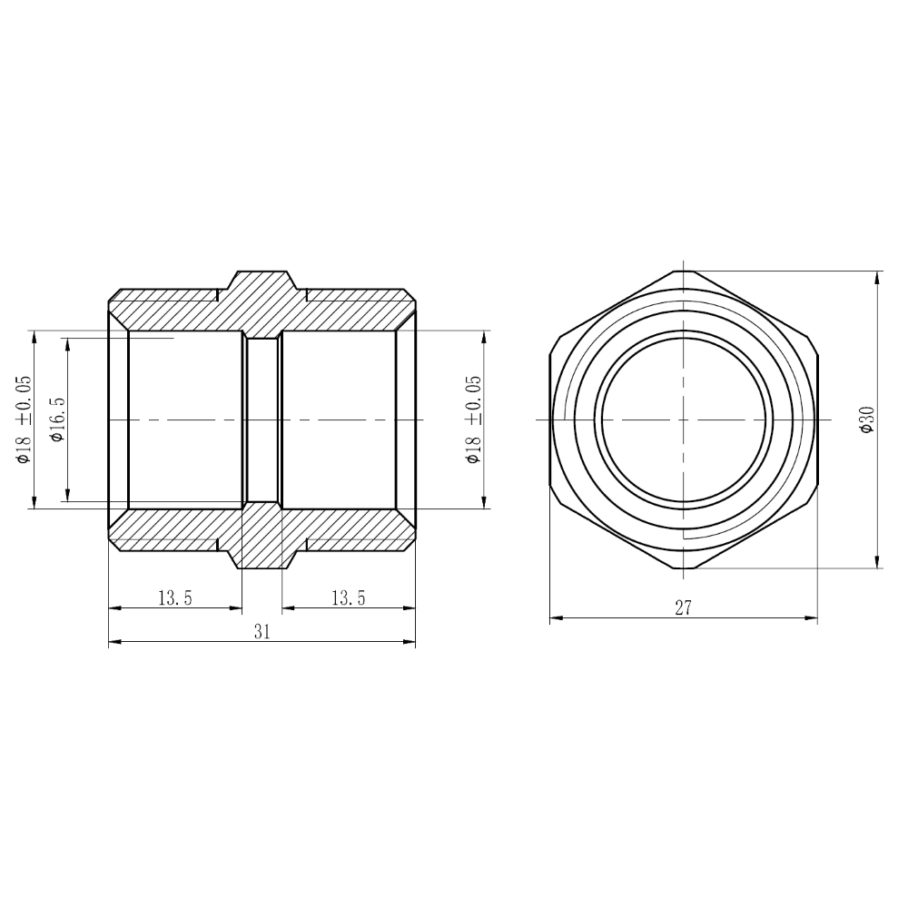 Муфта обтискна SD Forte 20х3/4