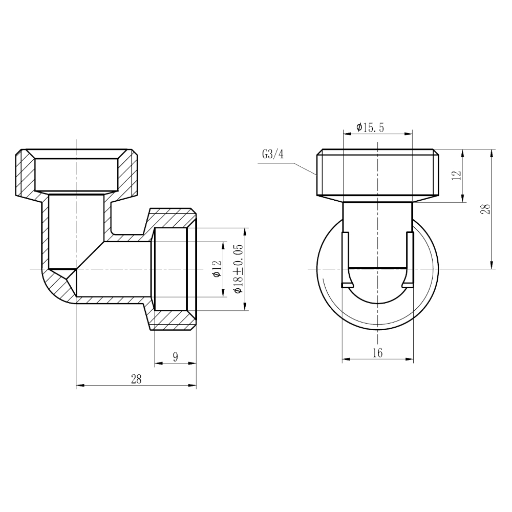 Кут обтискний SD Forte 20 SF173W2020