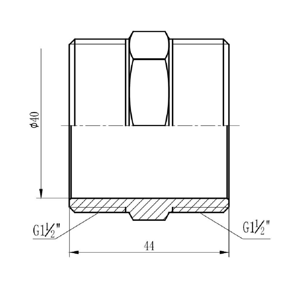 Ніпель SD Forte 11/2