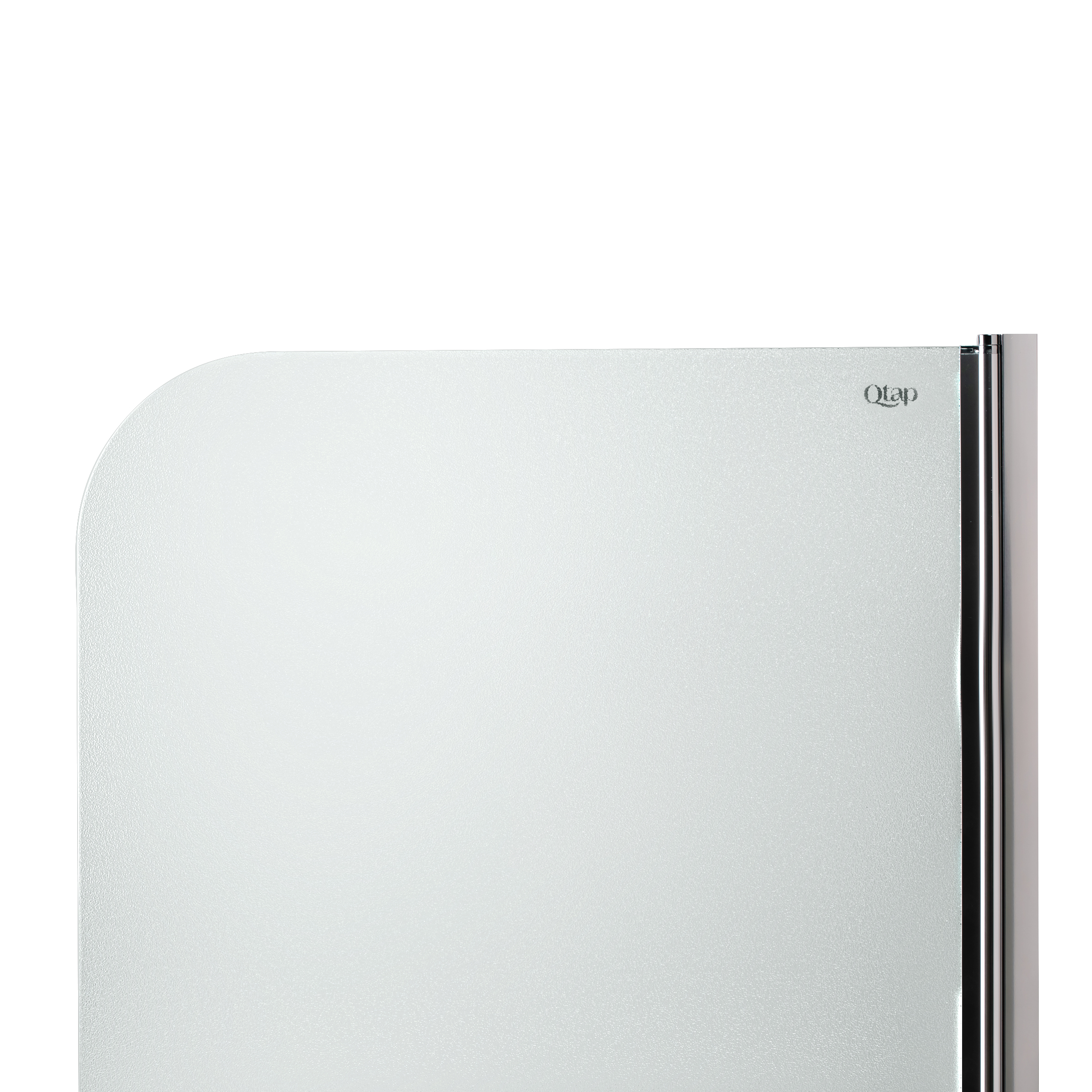 Штора на ванну Qtap Standard CRM407513APR скло Pear 6 мм, 75х130 см, права