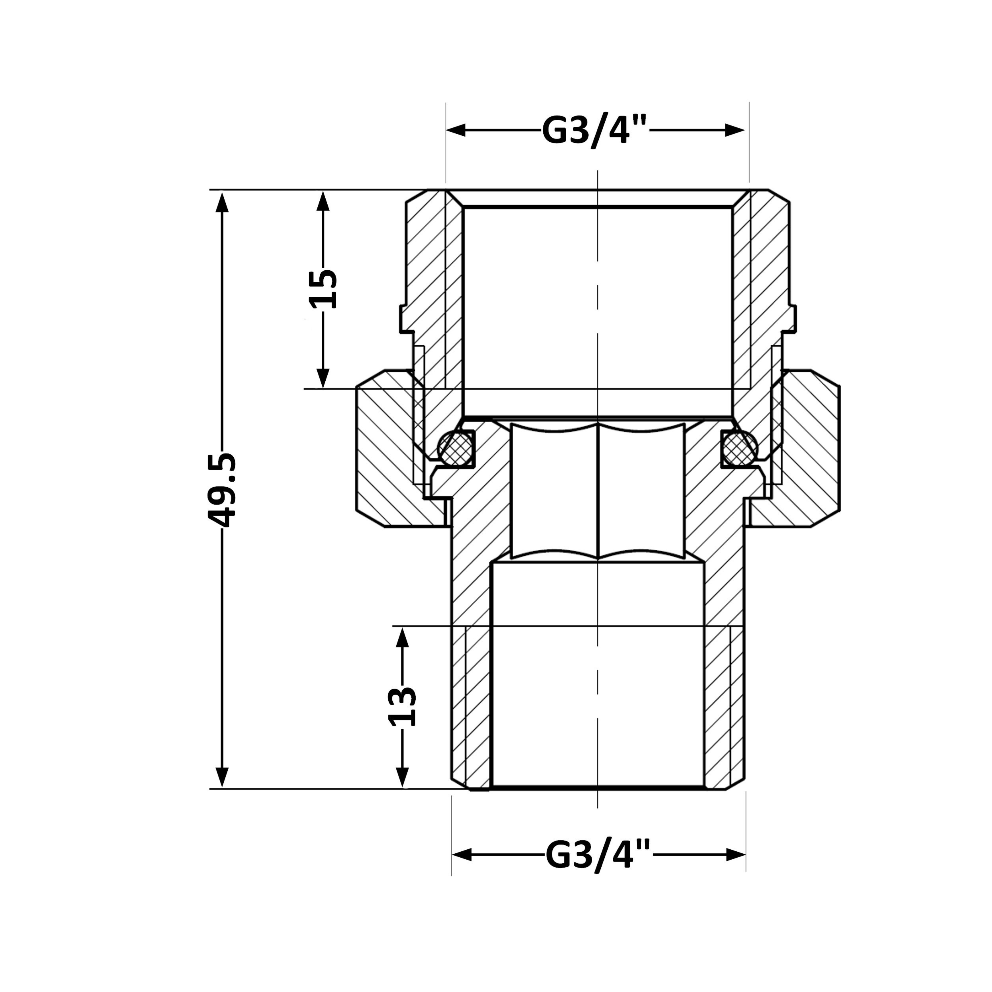 Згін-американка Thermo Alliance Standart 3/4