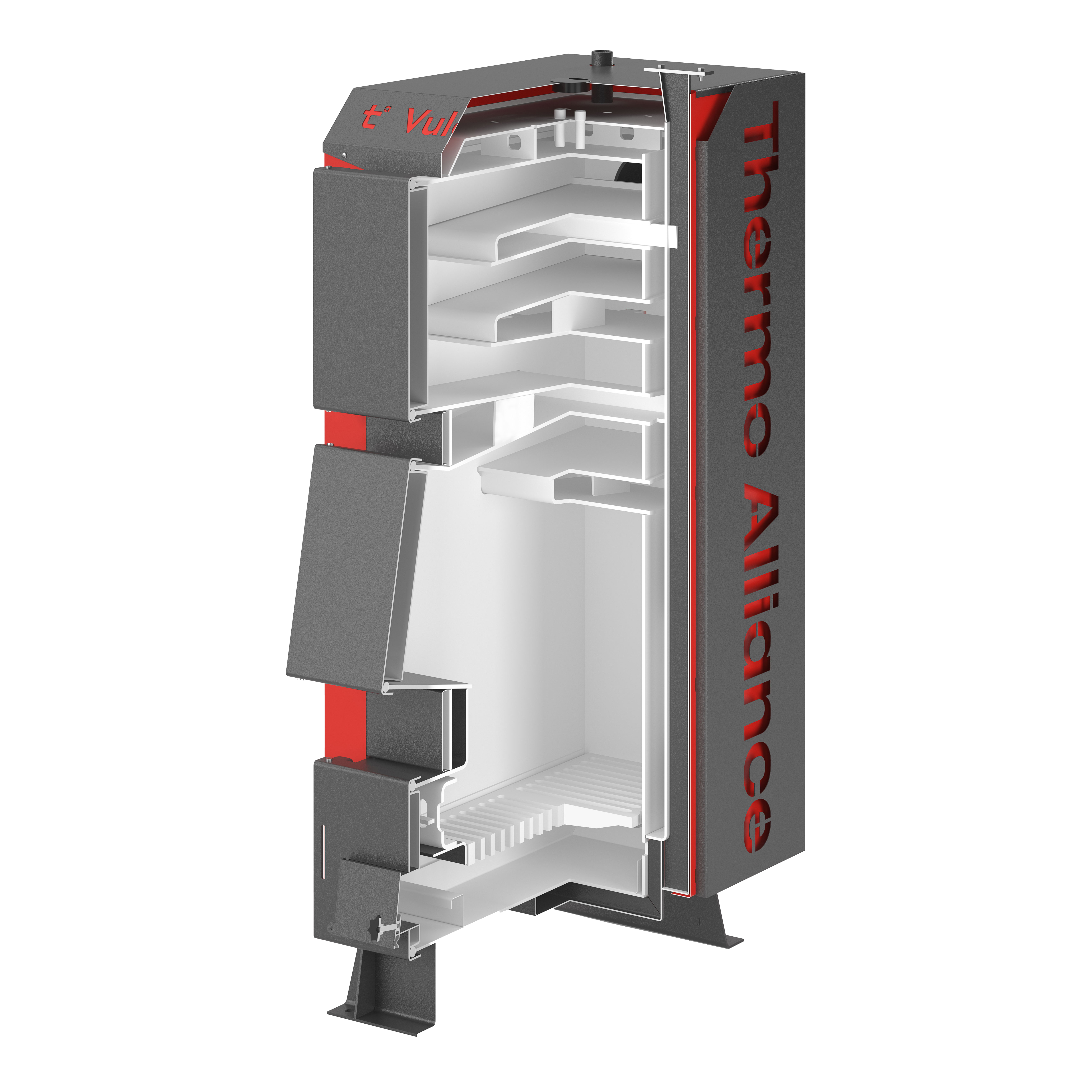 Котел твердопаливний сталевий Thermo Alliance Vulcan V 4.0 SF 15