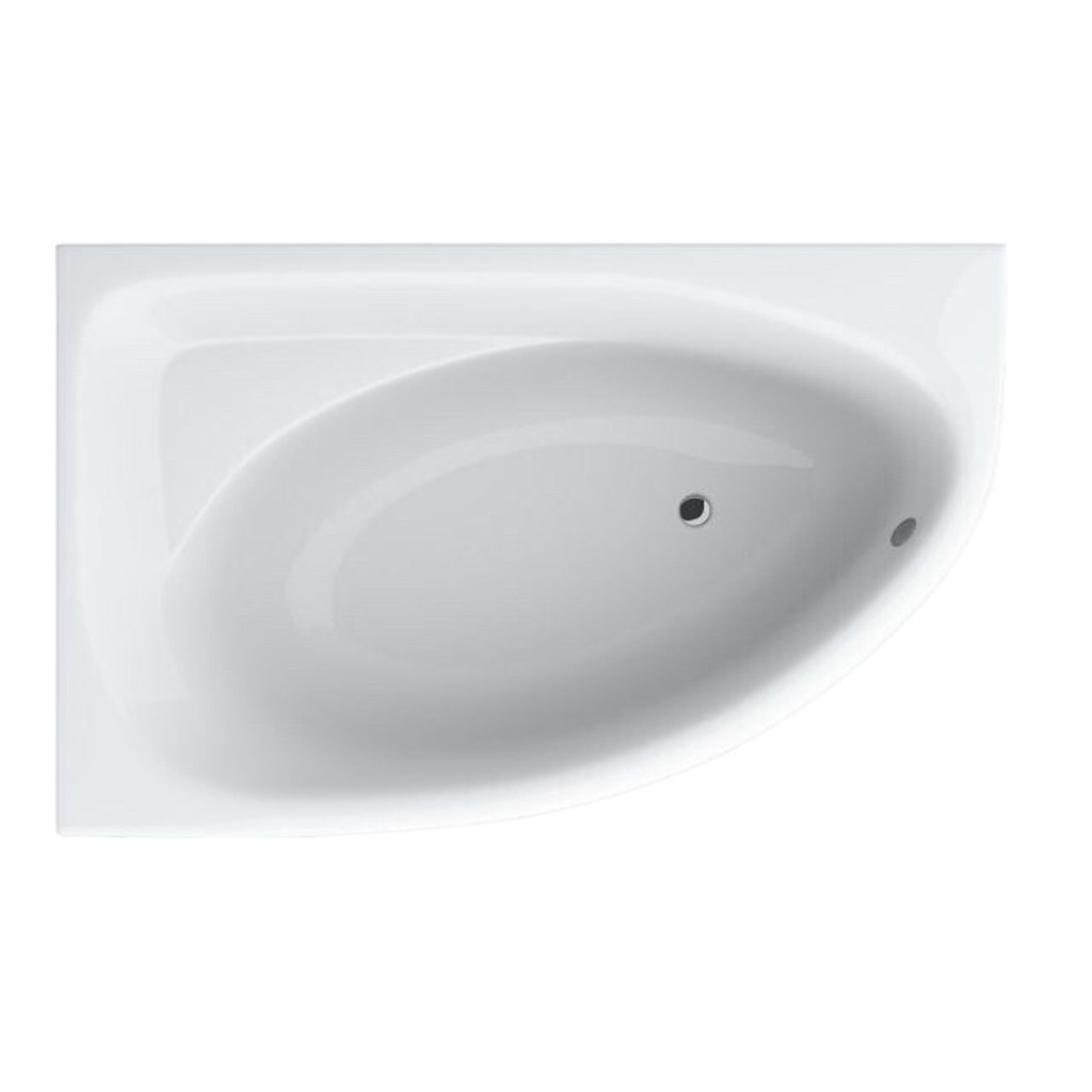 Ванна акрилова асиметрична ELLA 160x100 L + ноги + екран під ванну ( А0045127 )