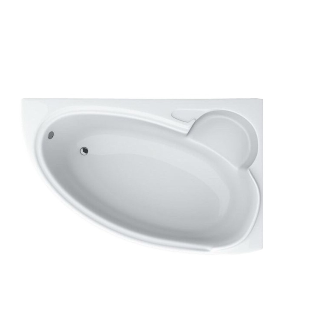Ванна акрилова асиметрична ADELE 170х110 R + ноги + екран під ванну ( А0045133 )