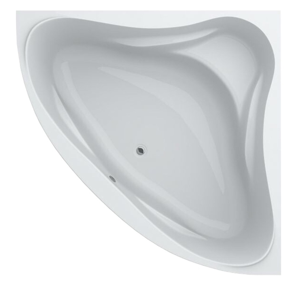 Ванна акрилова кутова MILANA 140x140 + ноги + екран під ванну ( А0045135 )