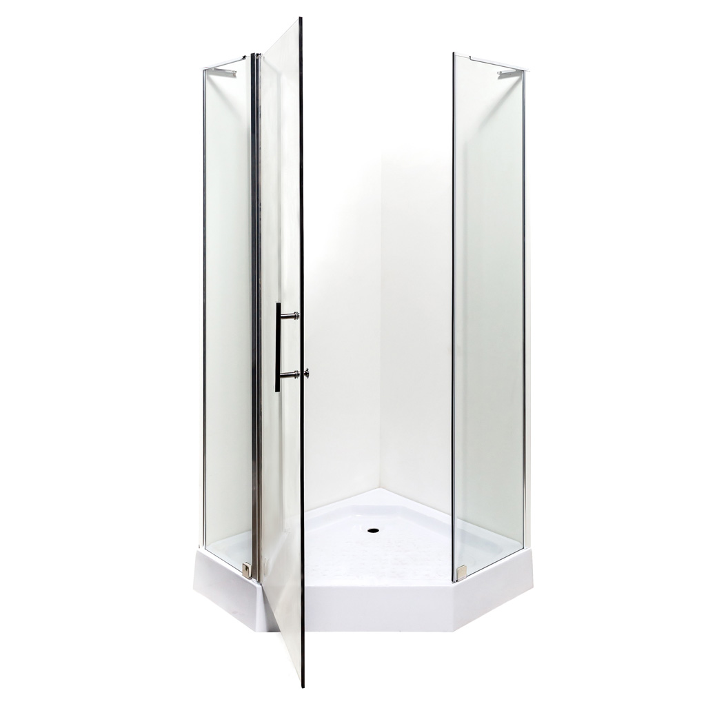 Душова кабіна INSANA Ethna Clear P91 з розмірами 90x90x200 і мілким піддоном ( А0046232 )