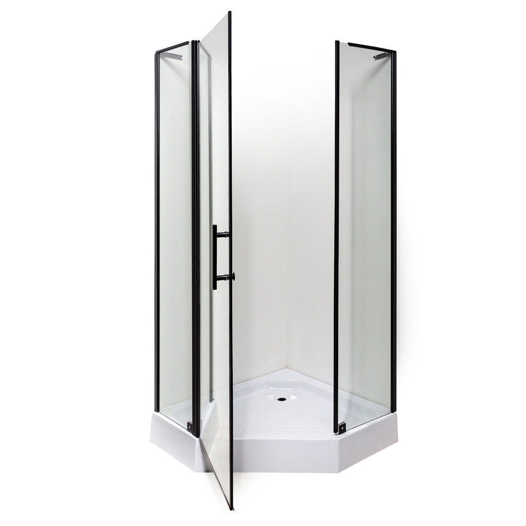 Душова кабіна INSANA Ethna Black P91 B 90x90x200 мілкий піддон ( А0048356 )