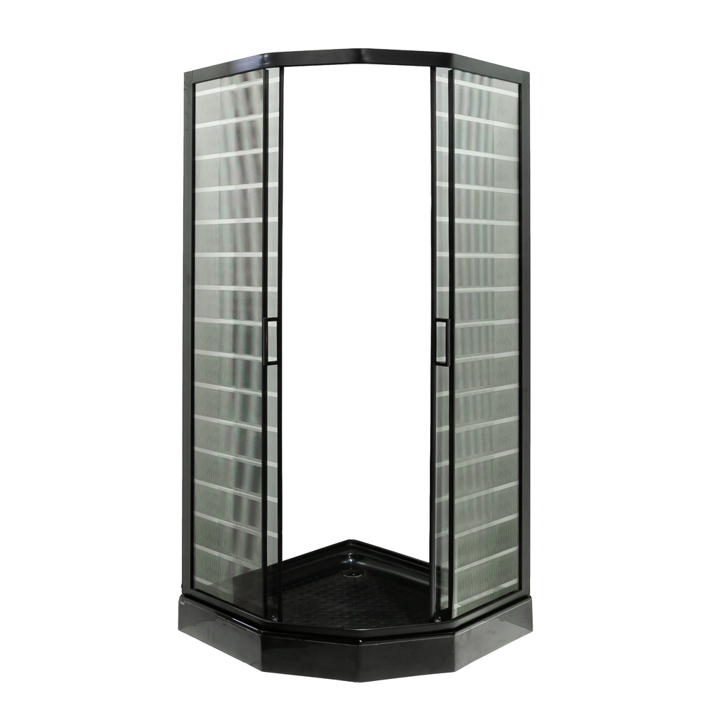 Душова кабіна INSANA Ida Black P 92/5 B LN 90х90х205 мілкий піддон ( А0048480 )