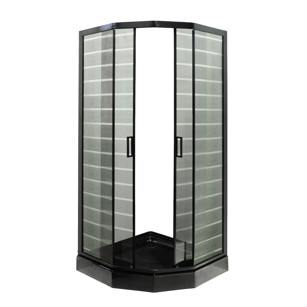 Душова кабіна INSANA Ida Black P 92/5 B LN 90х90х205 мілкий піддон ( А0048480 )