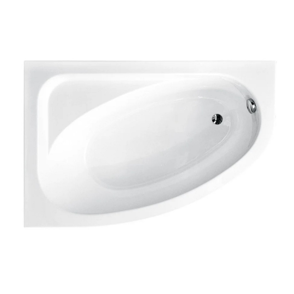 Ванна акрилова асиметрична Cornea 150x100 L з ногами і панеллю ( А0050979 )
