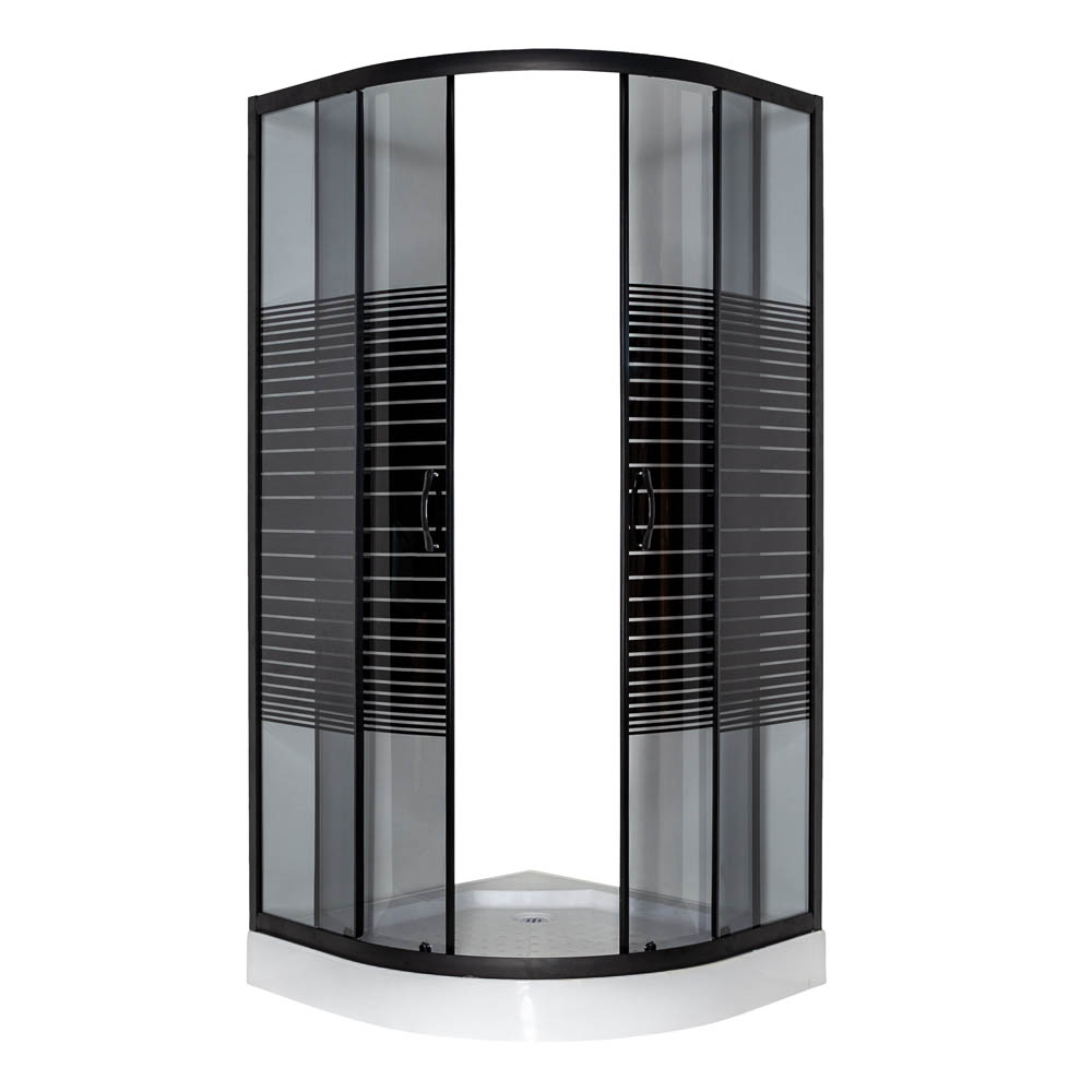 Душова кабіна VIVIA 091 Black s line JK New 90*90*191 мілкий піддон ( А0055604 )