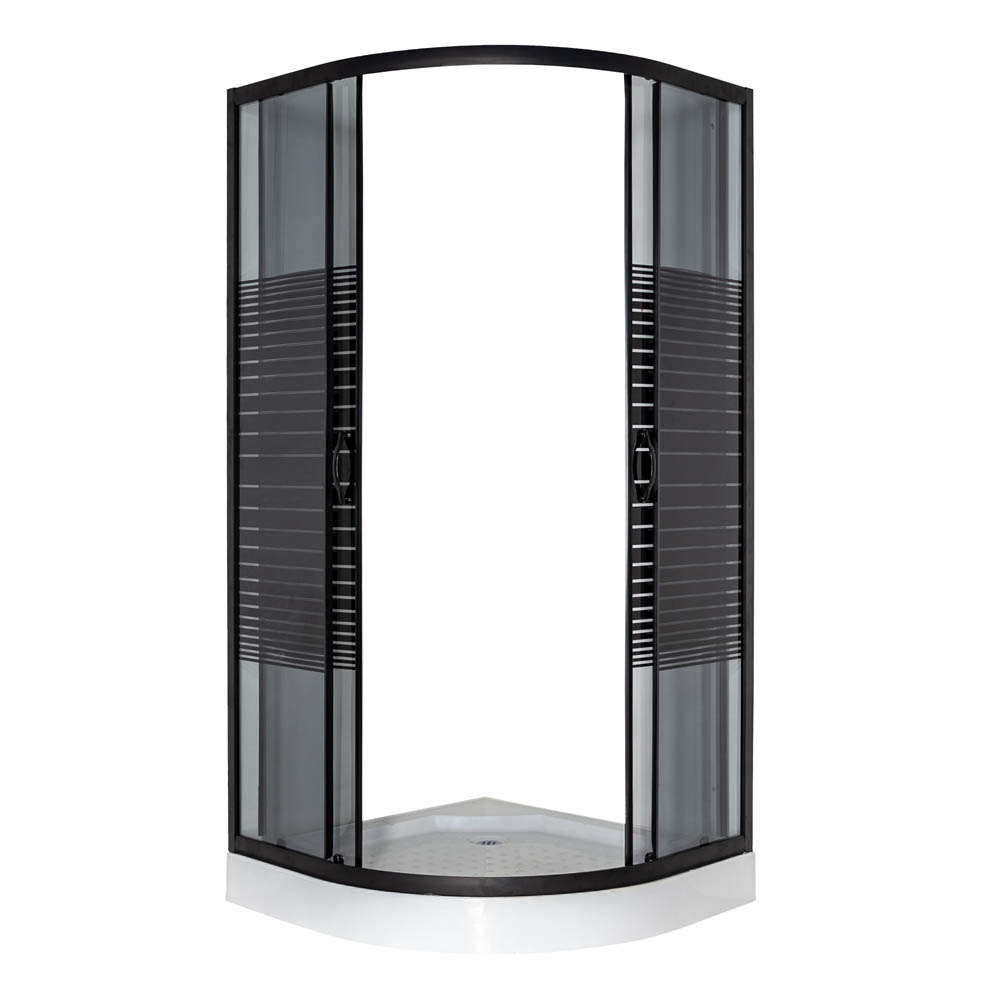 Душова кабіна VIVIA 091 Black s line JK New 90*90*191 мілкий піддон ( А0055604 )