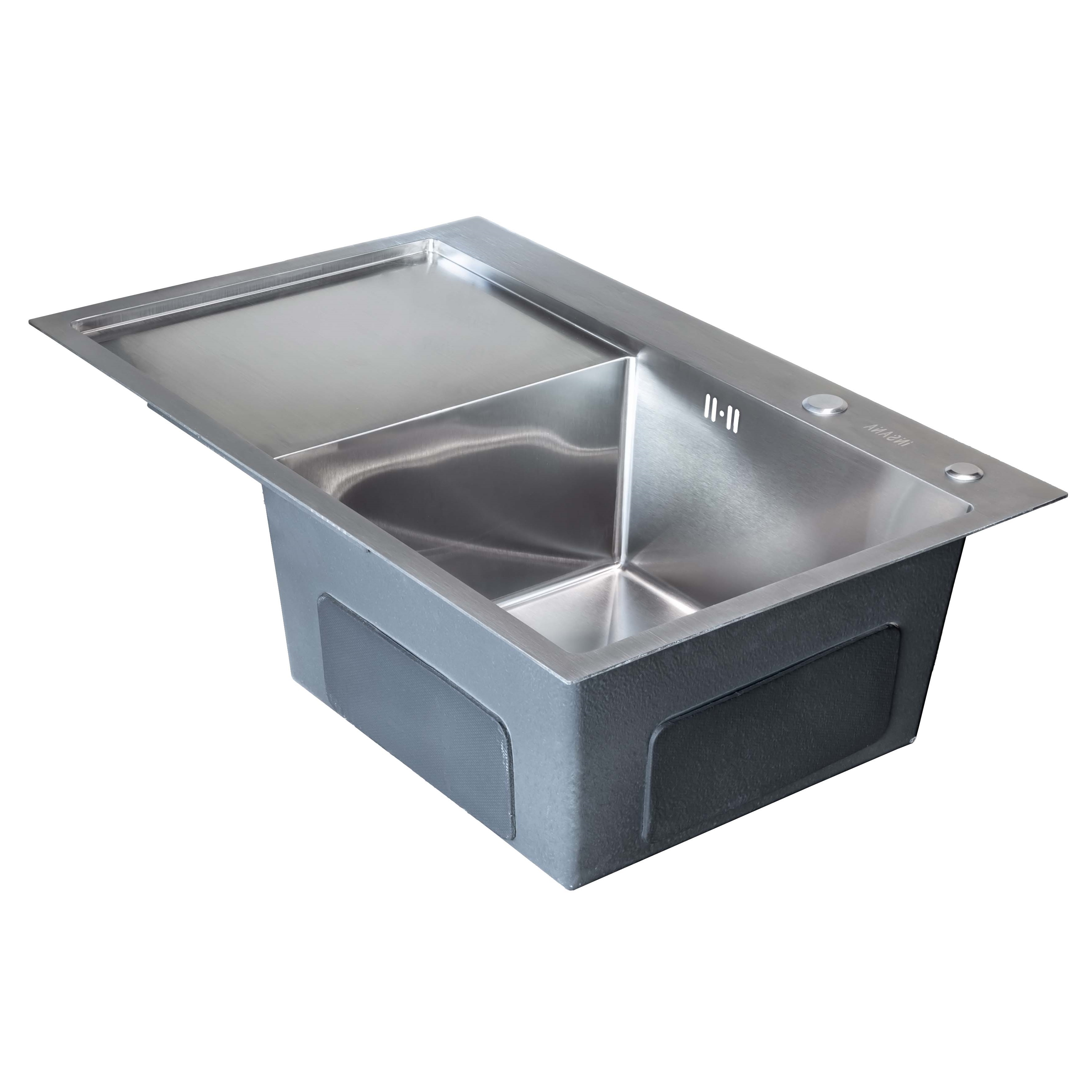 Мийка кухонна SIDER R 7850 з нержавіючої сталі 78*50*23 satin ( А0056976 )